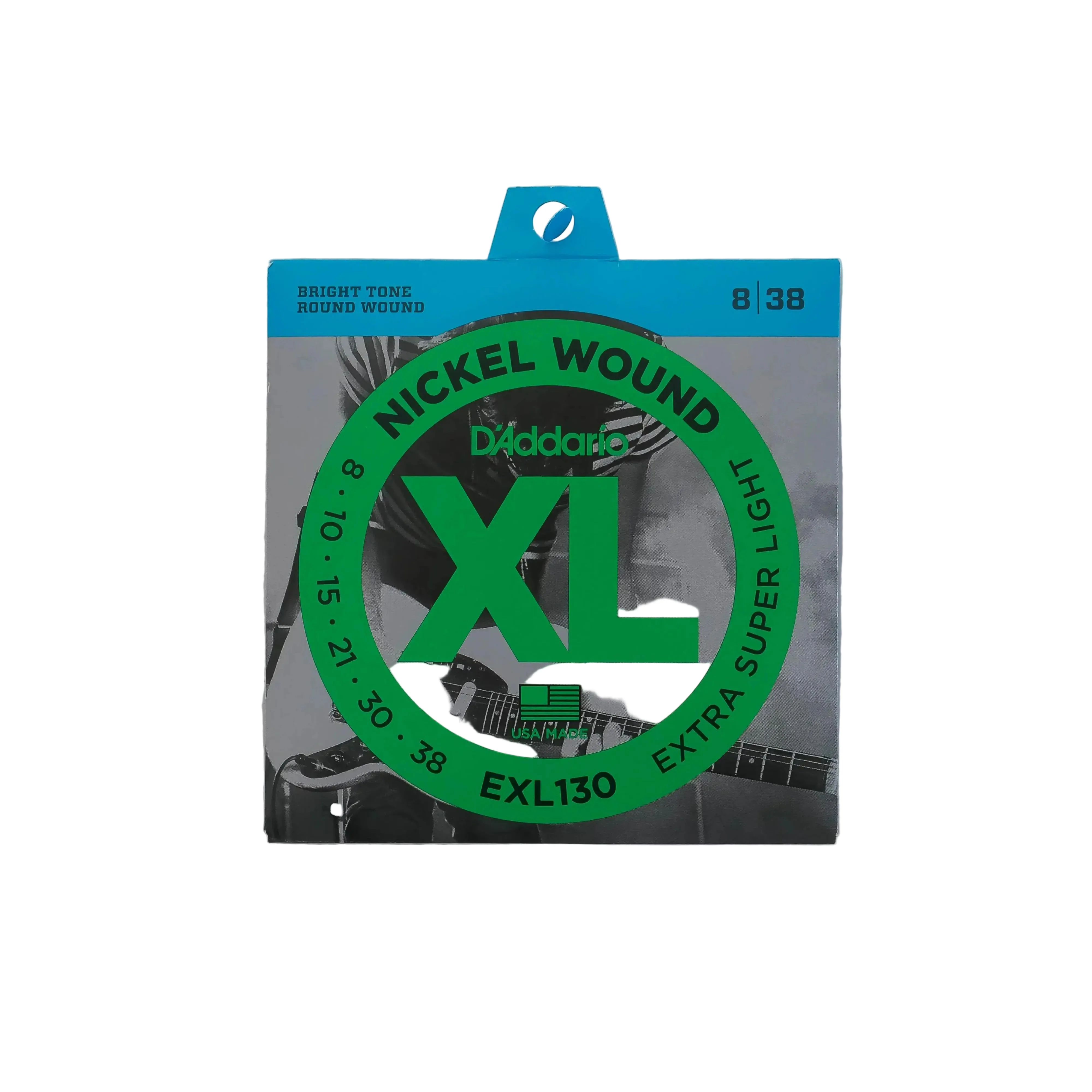 D'Addario EXL130 Nickel Wound Electric Strings - Extra Super Light .008-.038