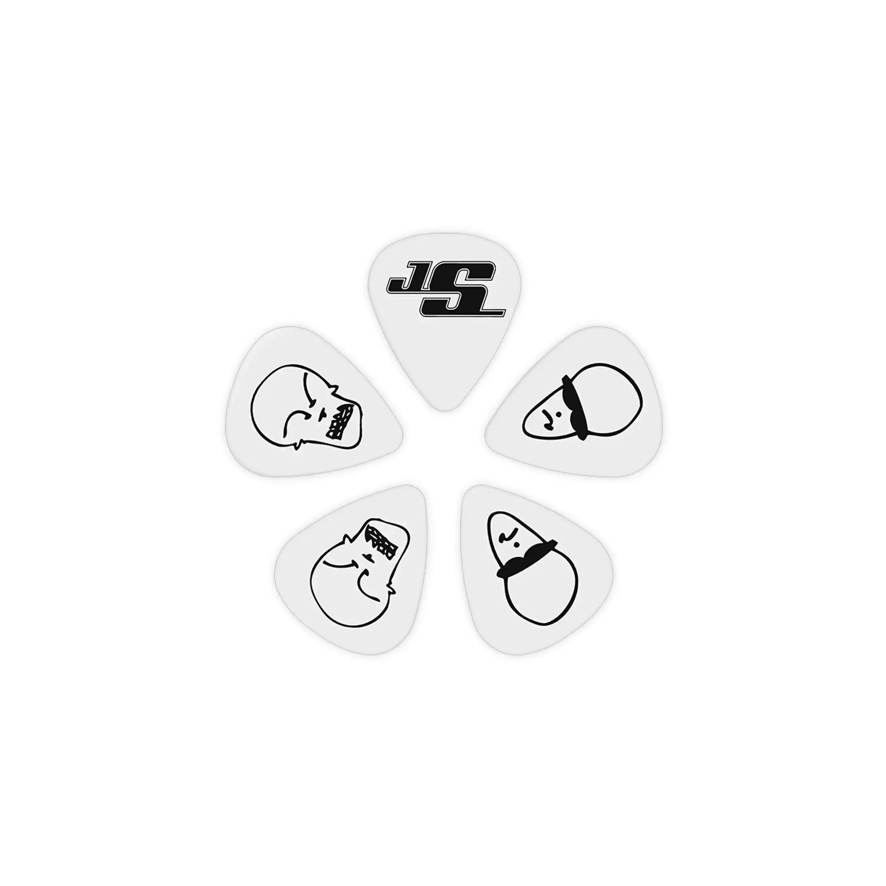 D'Addario Joe Satriani White Signature Guitar Picks Heavy 1.0mm - 10 Pack - Image 2