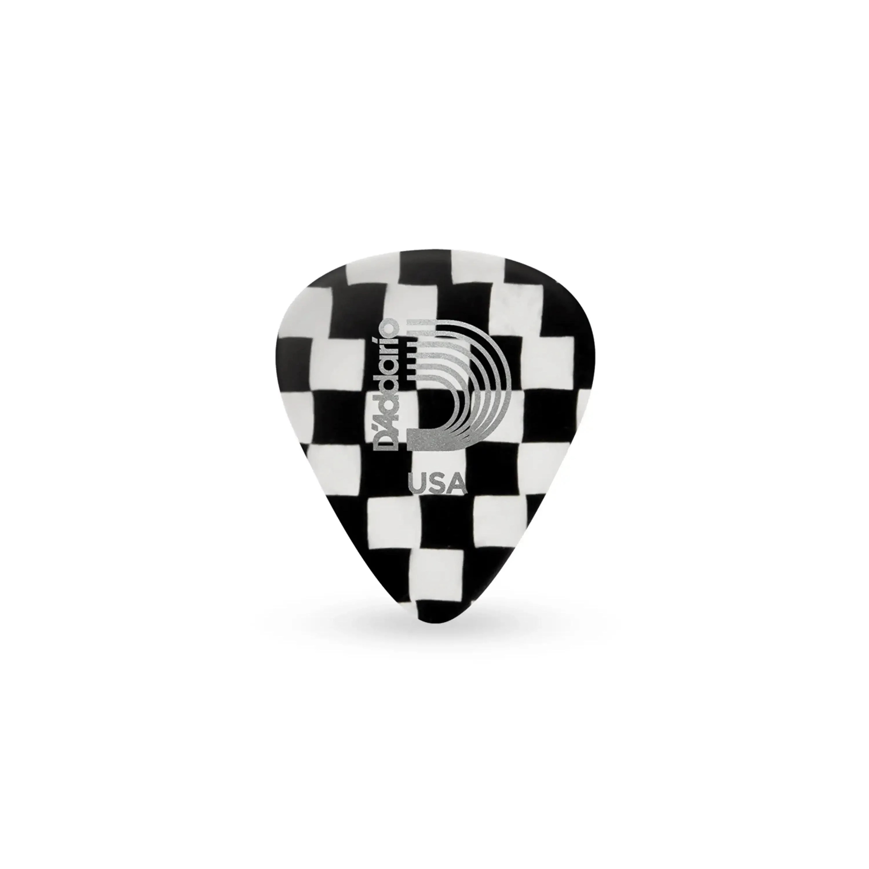 D'Addario Light Checkerboard Celluloid .50mm Guitar Picks - 10 Pack