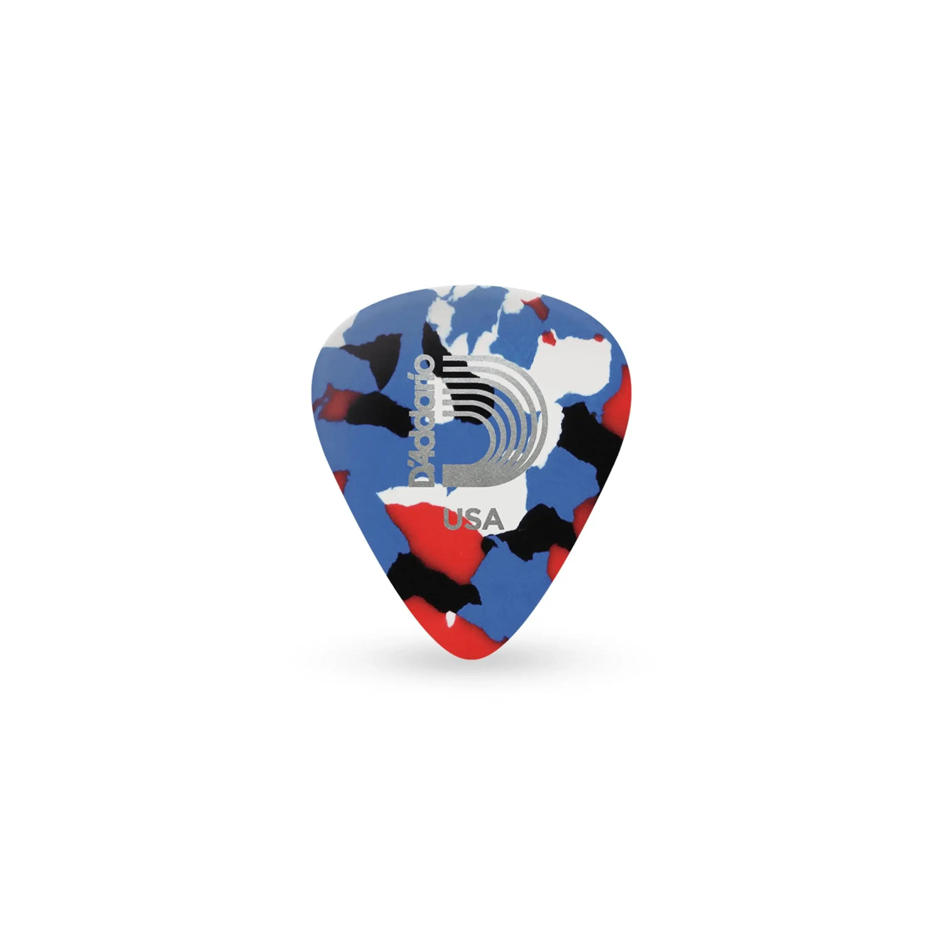D'Addario Medium Multi-Color Celluloid .70mm Guitar Picks - 10 Pack