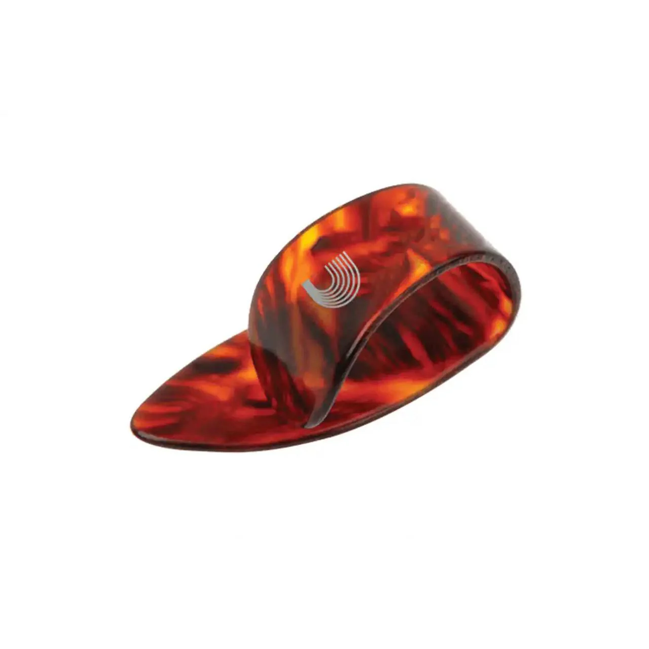 D'Addario Medium Tortoise Shell Celluloid Finger Picks - 5 Pack