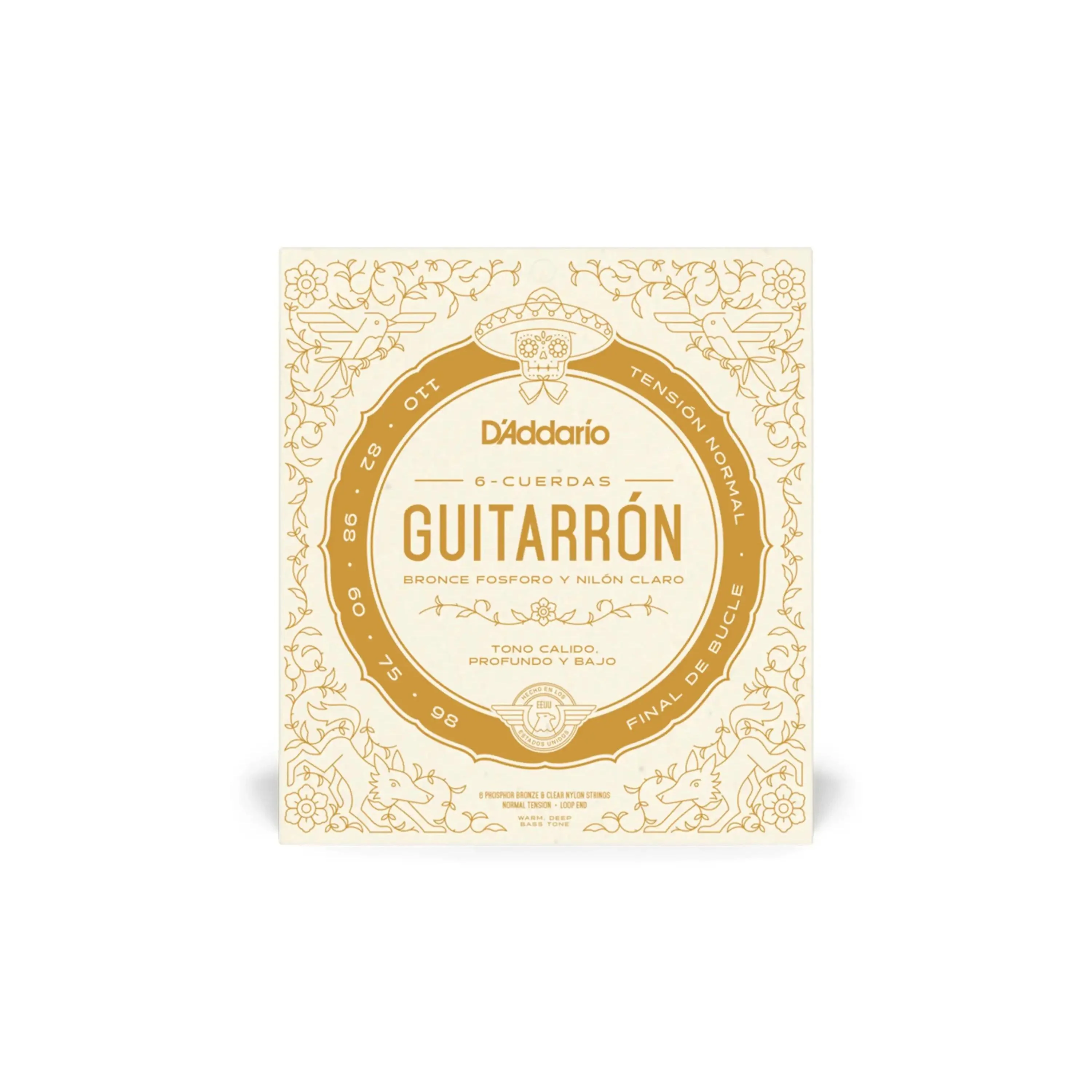 D'Addario MG10N Guitarrón Strings - Normal Tension