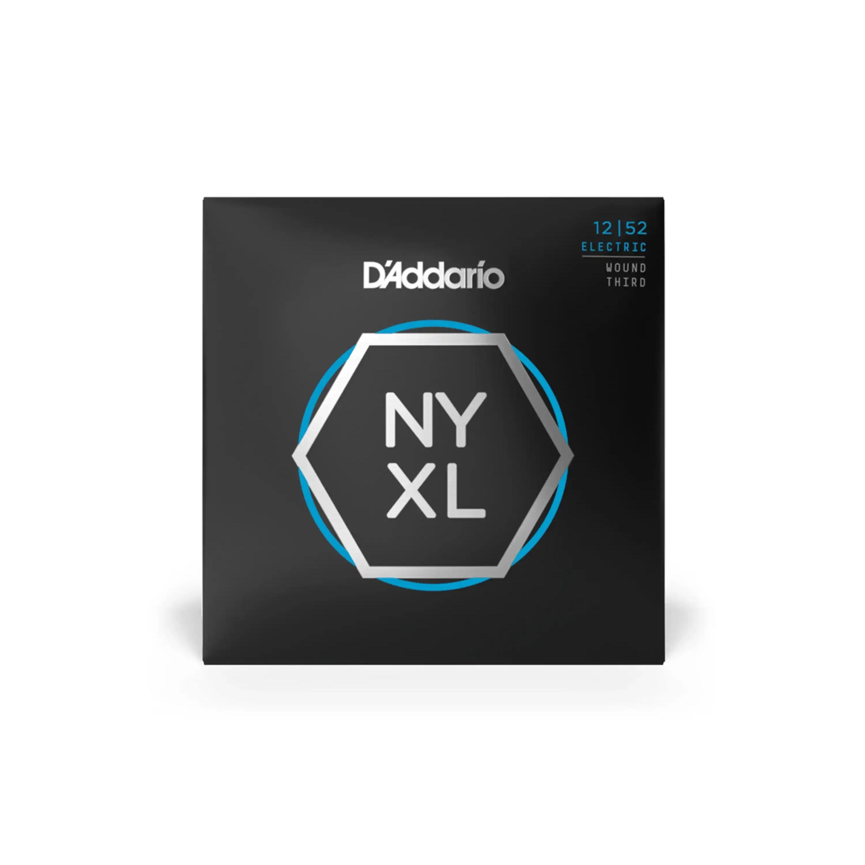 D'Addario NYXL1252W Electric Guitar Strings - Light Wound 3rd .012-.052