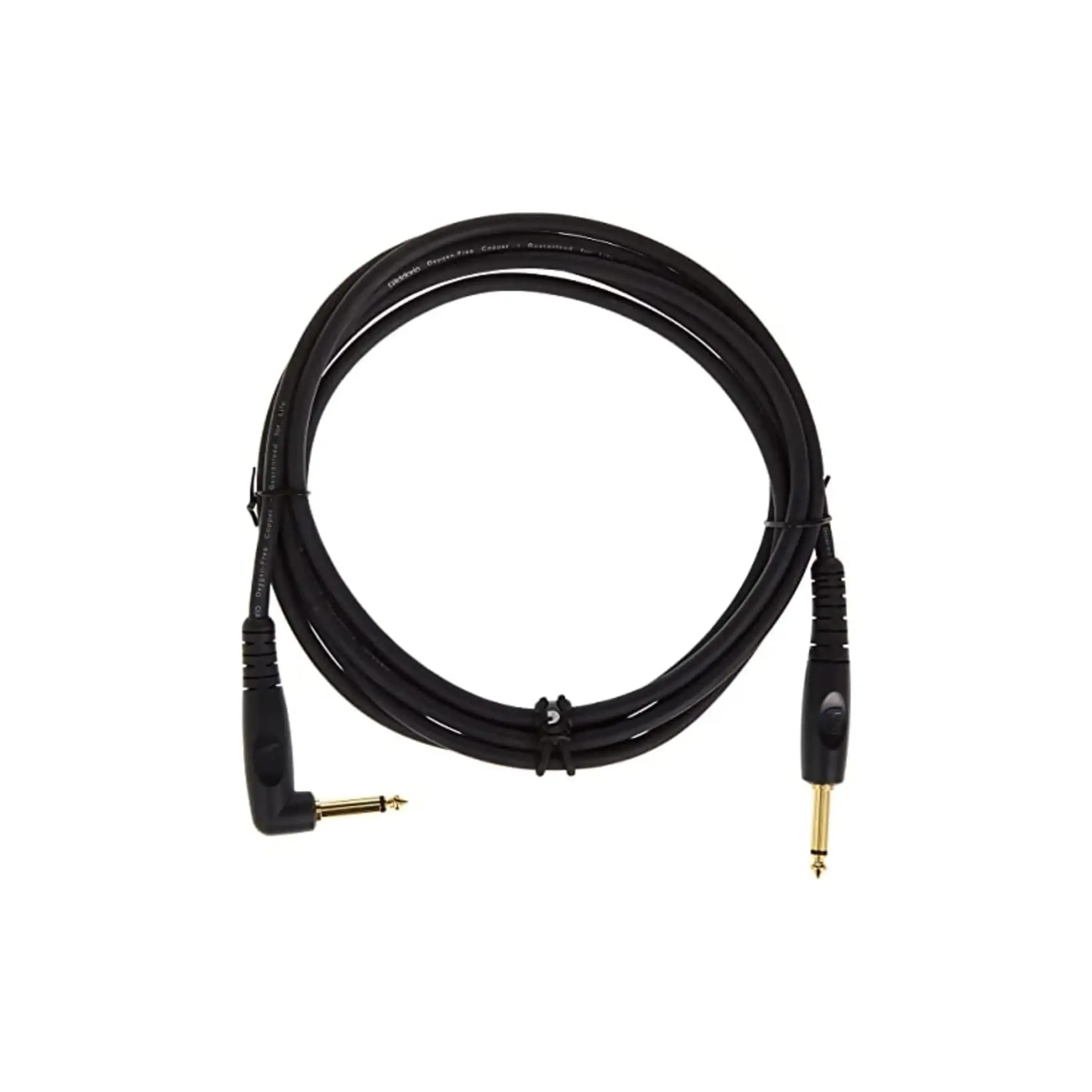 D'Addario PW-GRA-10 Custom Series Straight to Right Angle Instrument Cable - 10 foot - Image 3