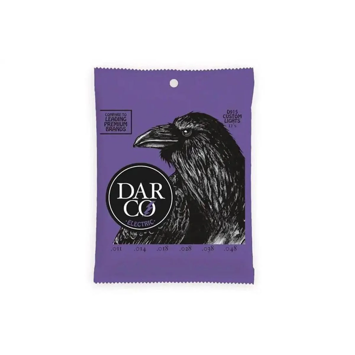 Darco D915 Nickel Wound Electric Guitar Strings - .011 -.048 Custom Light