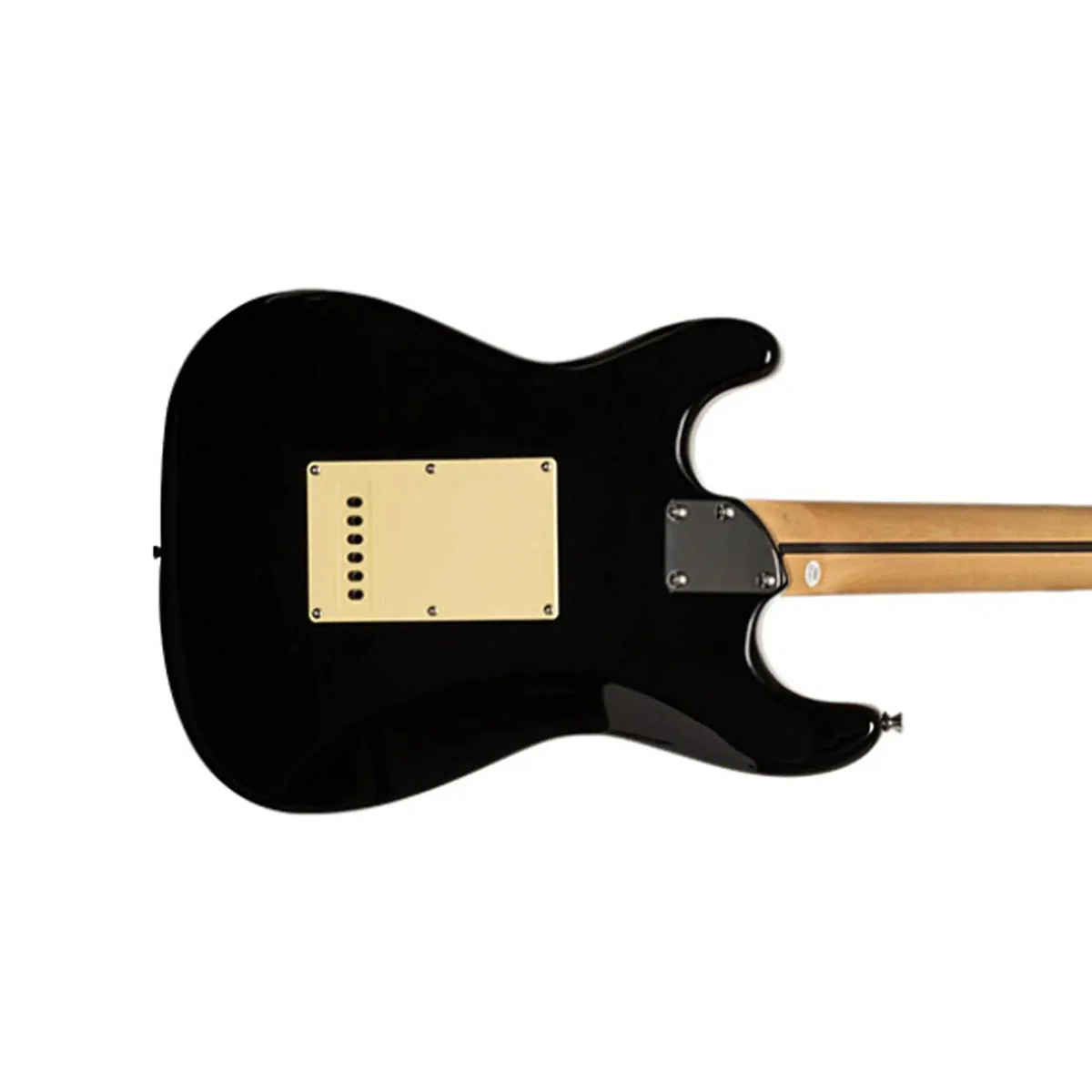 Stagg SES-30-BK Standard Strat Style Electric Guitar - Black - Blemished - Image 2