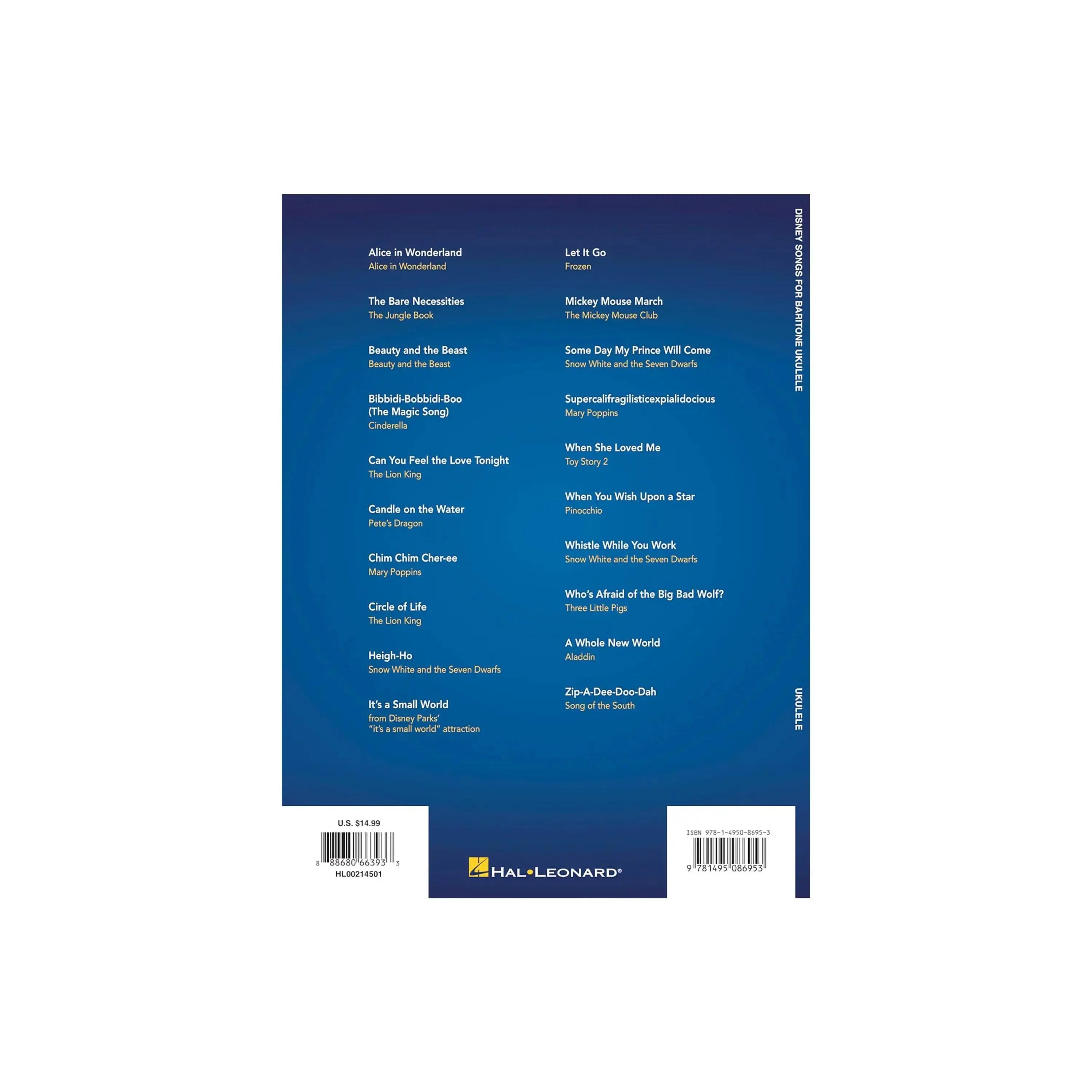 Disney Songs for Baritone Ukulele - Image 4
