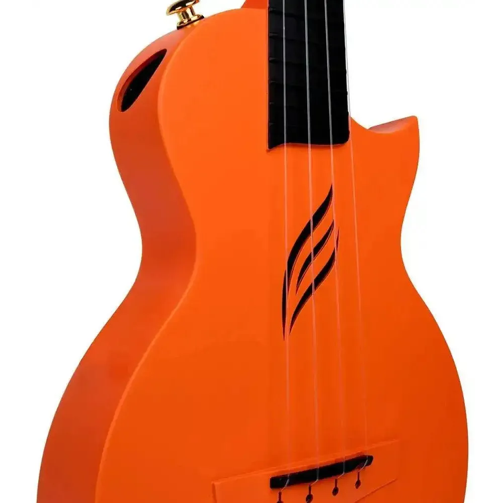 Enya Nova U Carbon Fiber Acoustic Concert Ukulele - Orange - Image 4