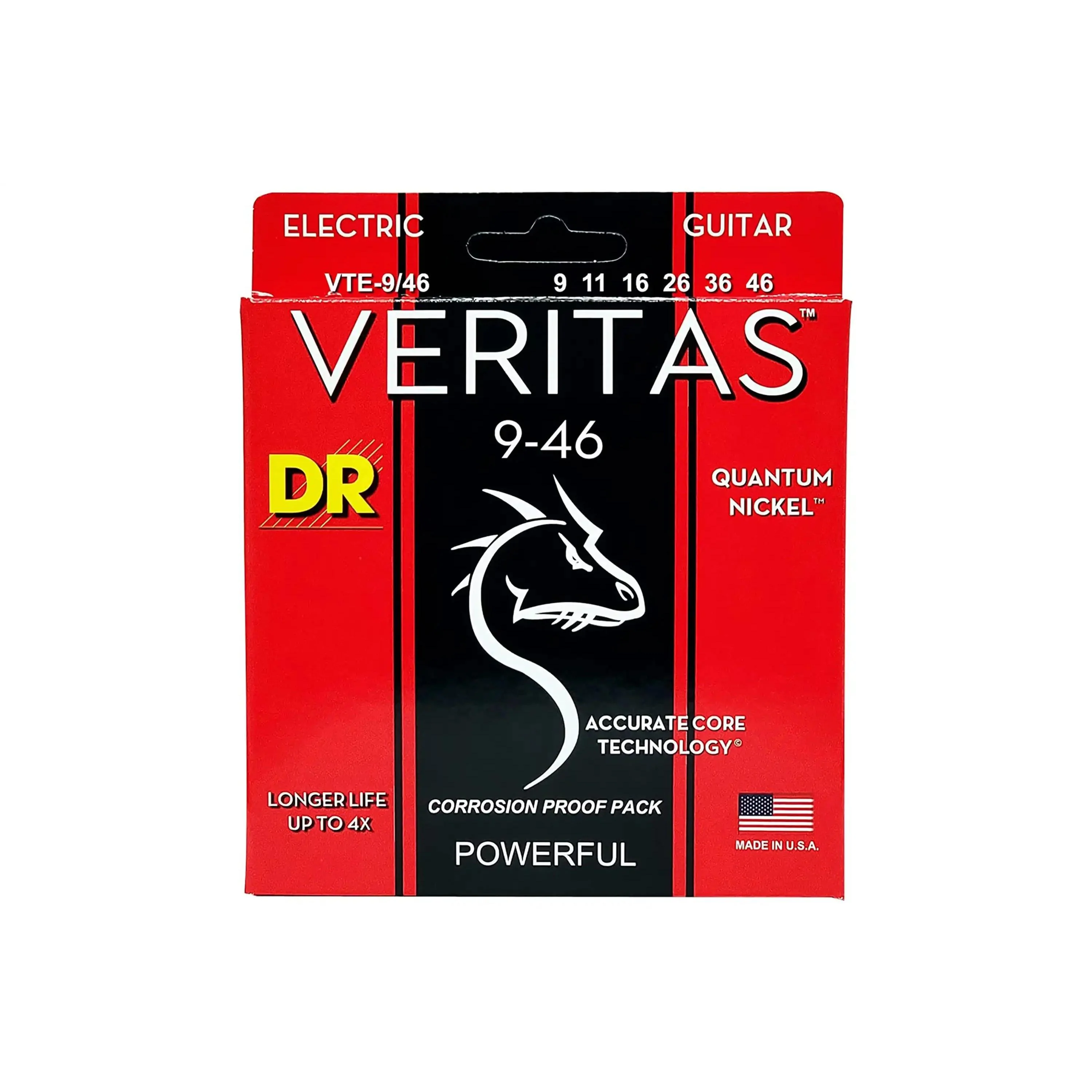 DR Strings Veritas Quantum Nickel 9-42 Electric Guitar Strings