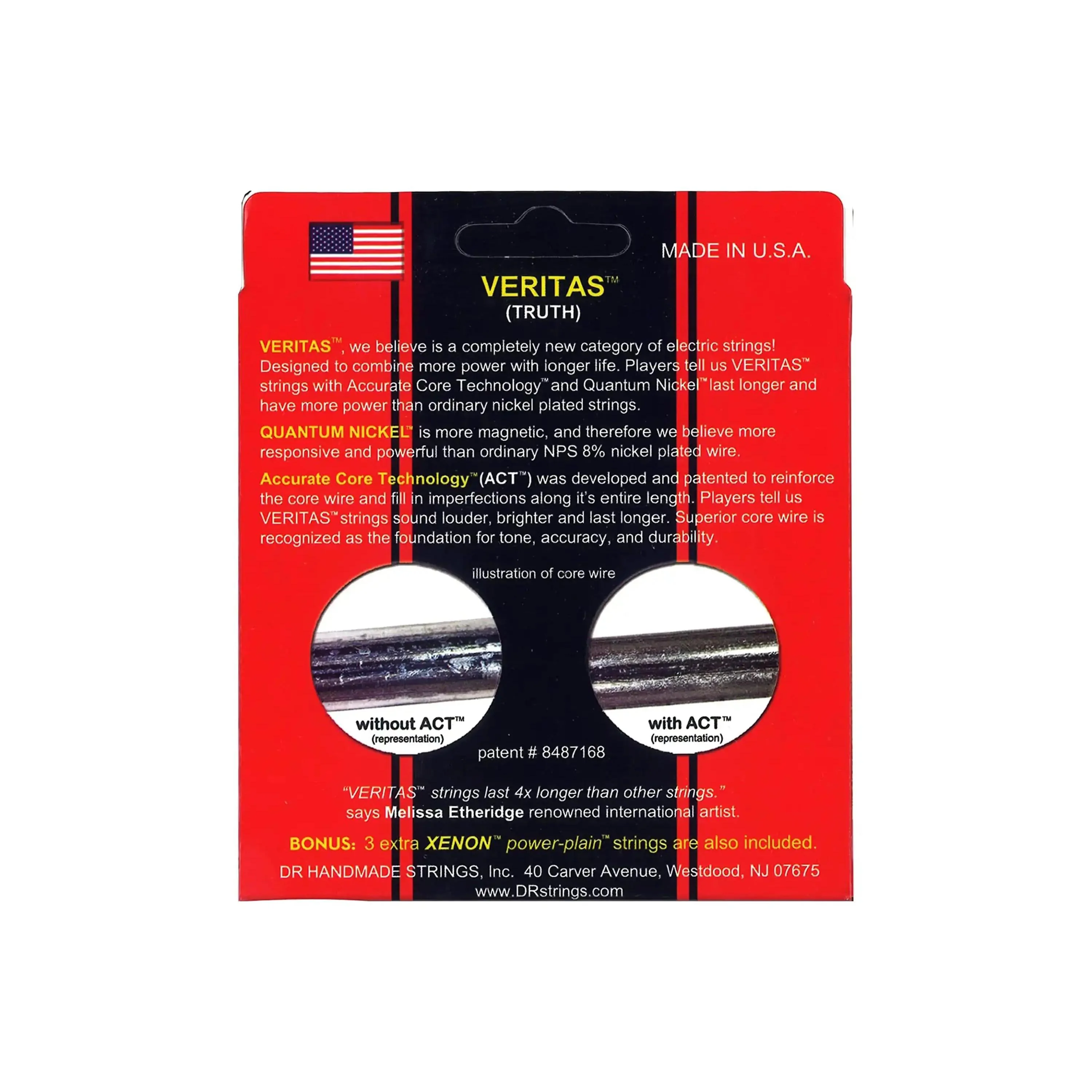 DR Strings Veritas Quantum Nickel 9-42 Electric Guitar Strings - Image 2