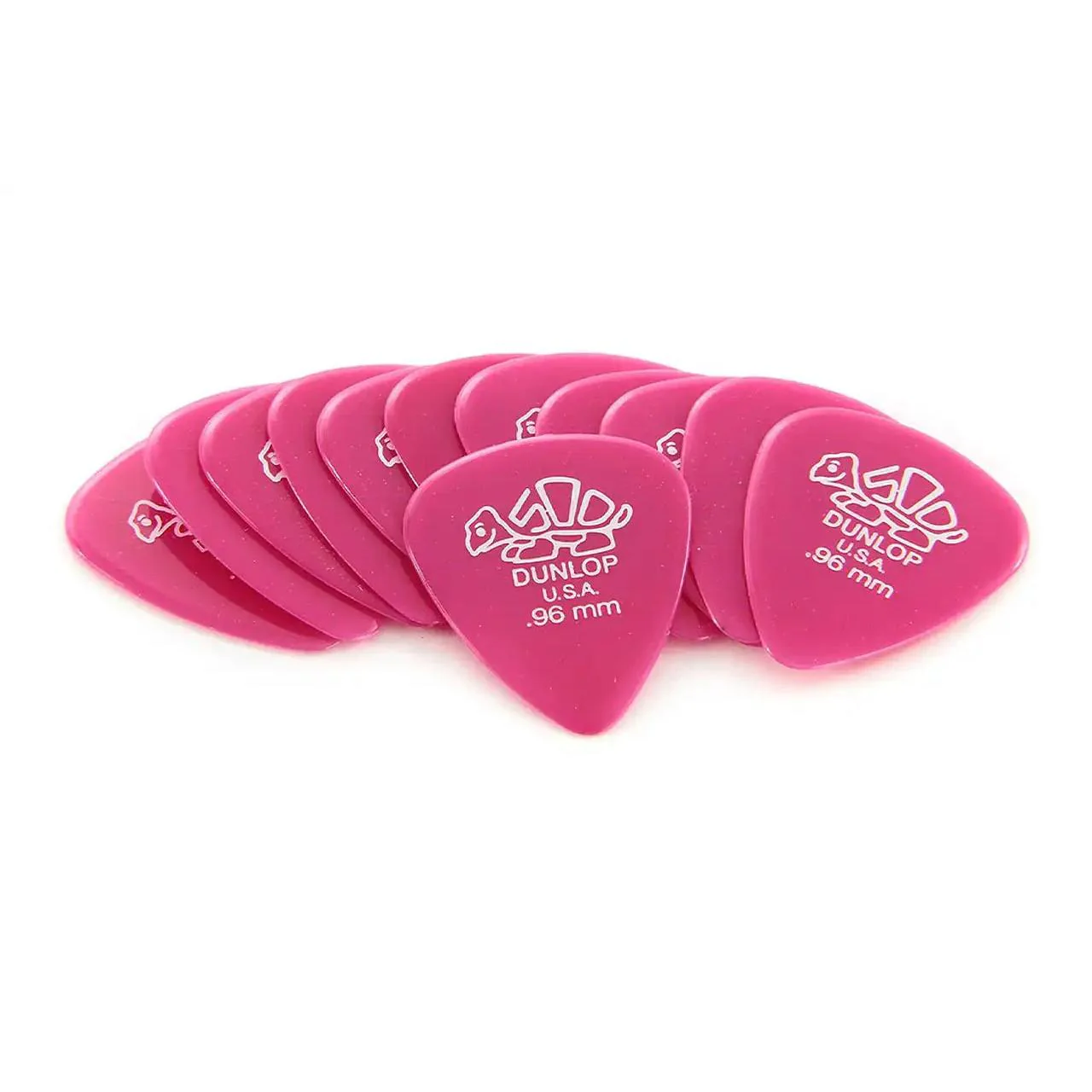 Dunlop Delrin 500 Dark Pink .96mm Guitar Picks - 72 Pack