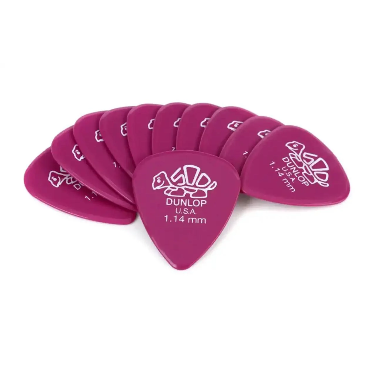 Dunlop Delrin 500 Magenta 1.14mm Guitar Picks - 72 Pack