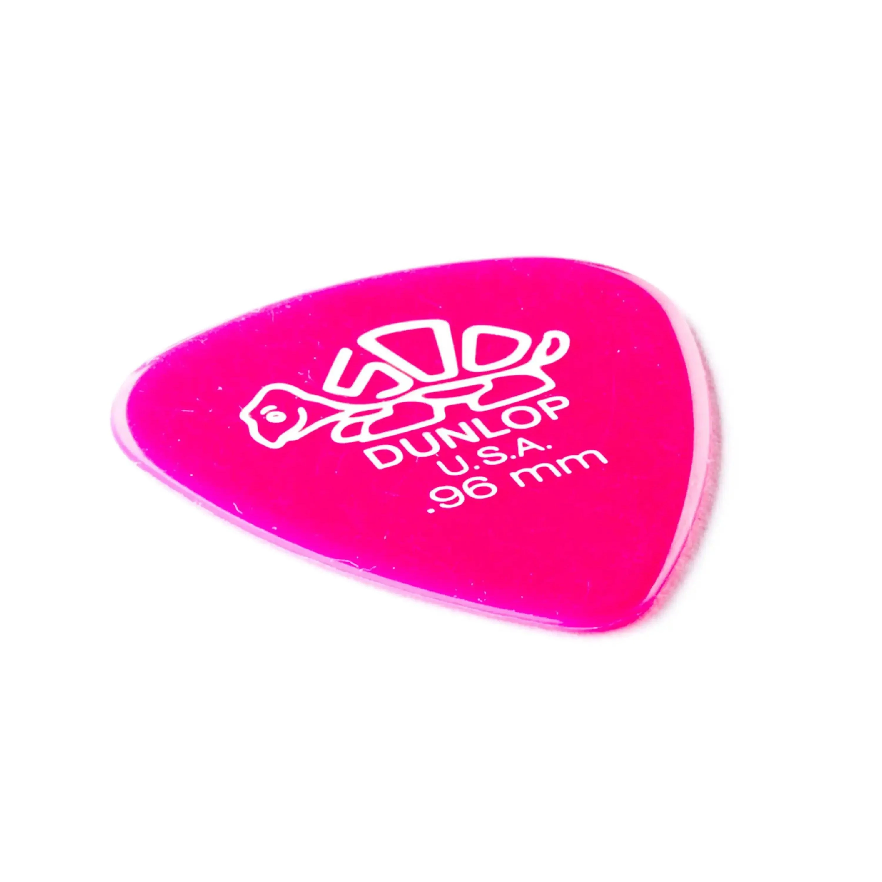 Dunlop Delrin 500 Standard .96mm Dark Pink Guitar & Ukulele Picks 12 Pack - Image 2