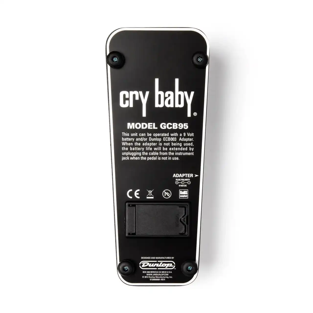 Dunlop GCB95 Cry Baby Standard Guitar & Ukulele Wah - Image 3