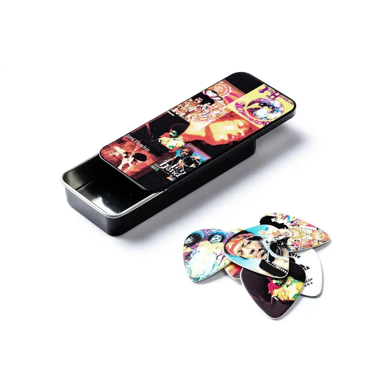 Dunlop Jimi Hendrix Collectible Heavy Guitar Picks - 12 Pack