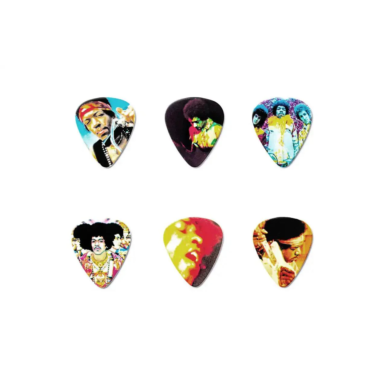 Dunlop Jimi Hendrix Collectible Heavy Guitar Picks - 12 Pack - Image 2