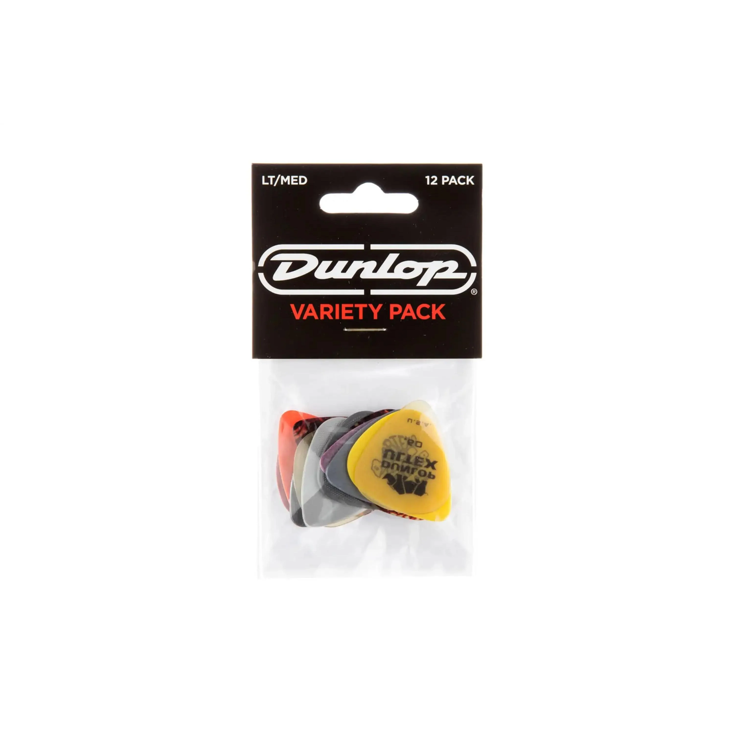 Dunlop Light/Medium Variety Guitar and Ukulele Picks 12 Pack