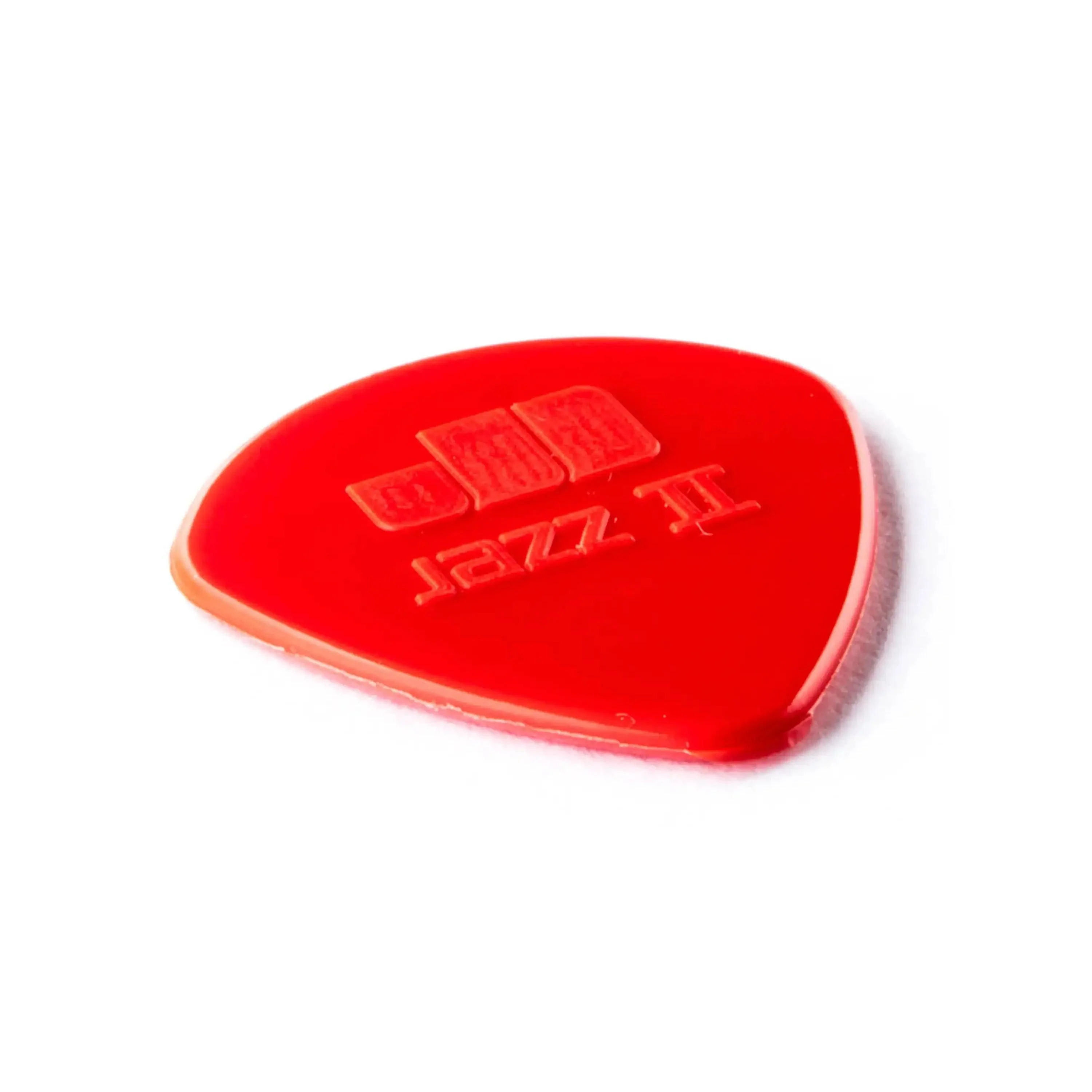 Dunlop Nylon Jazz II Red Guitar & Ukulele Picks 6 Pack - Image 2