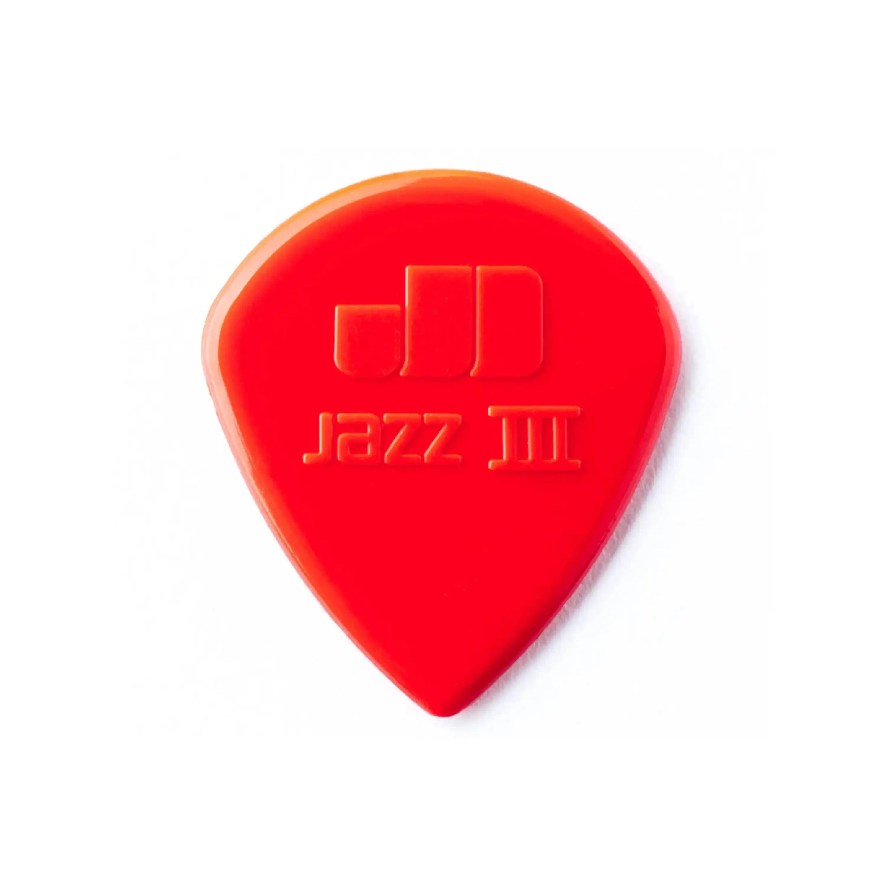 Dunlop Nylon Jazz III Red Guitar & Ukulele Picks 6 Pack