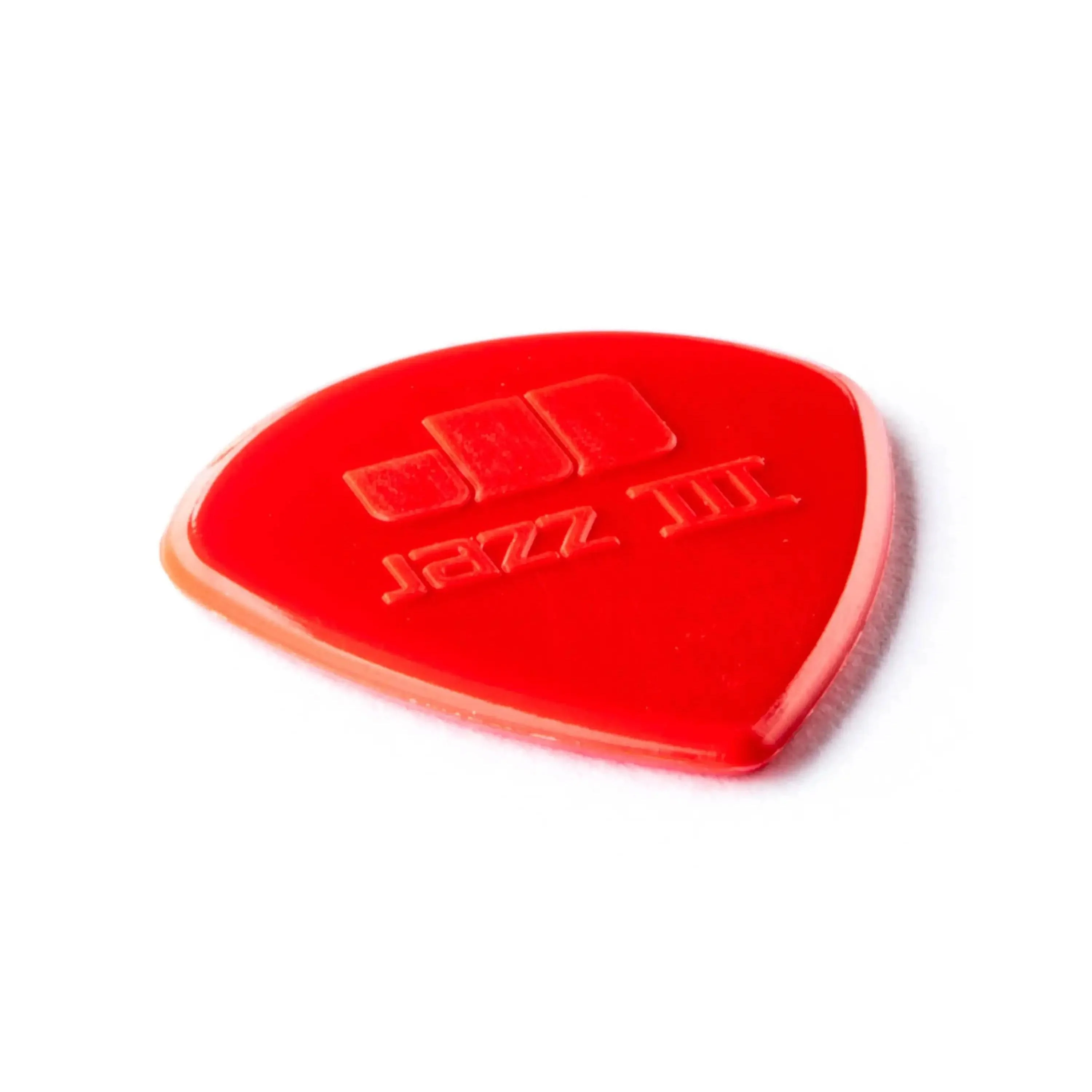 Dunlop Nylon Jazz III Red Guitar & Ukulele Picks 6 Pack - Image 2