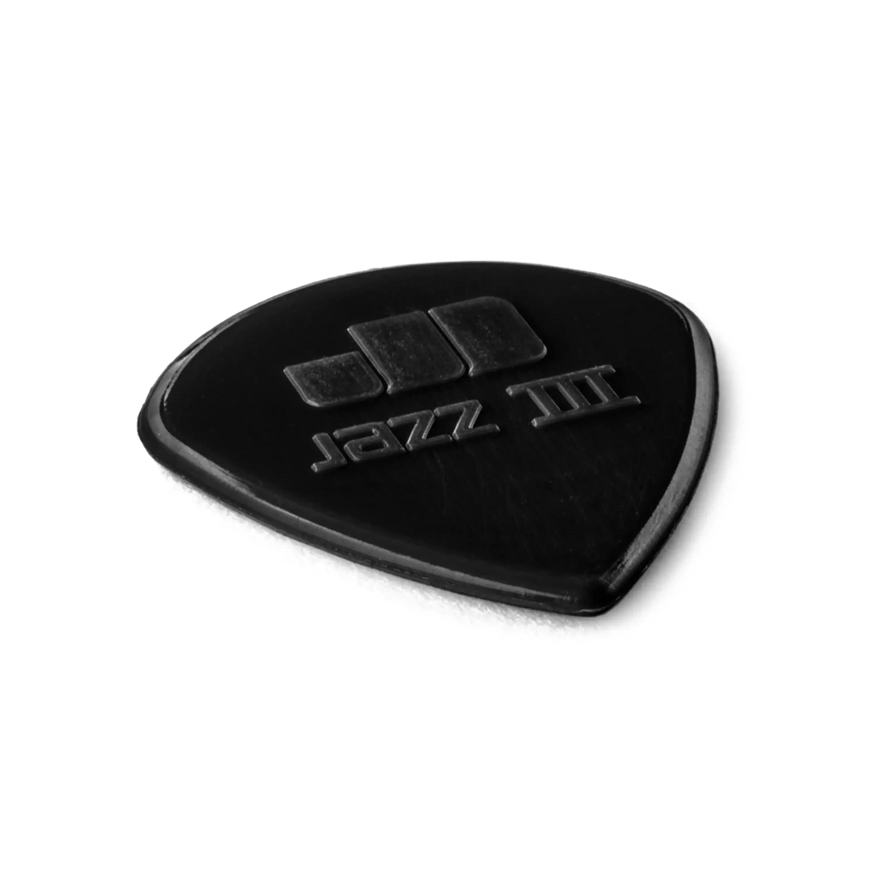 Dunlop Nylon Jazz III Stiffo Black Guitar & Ukulele Picks 6 Pack - Image 2
