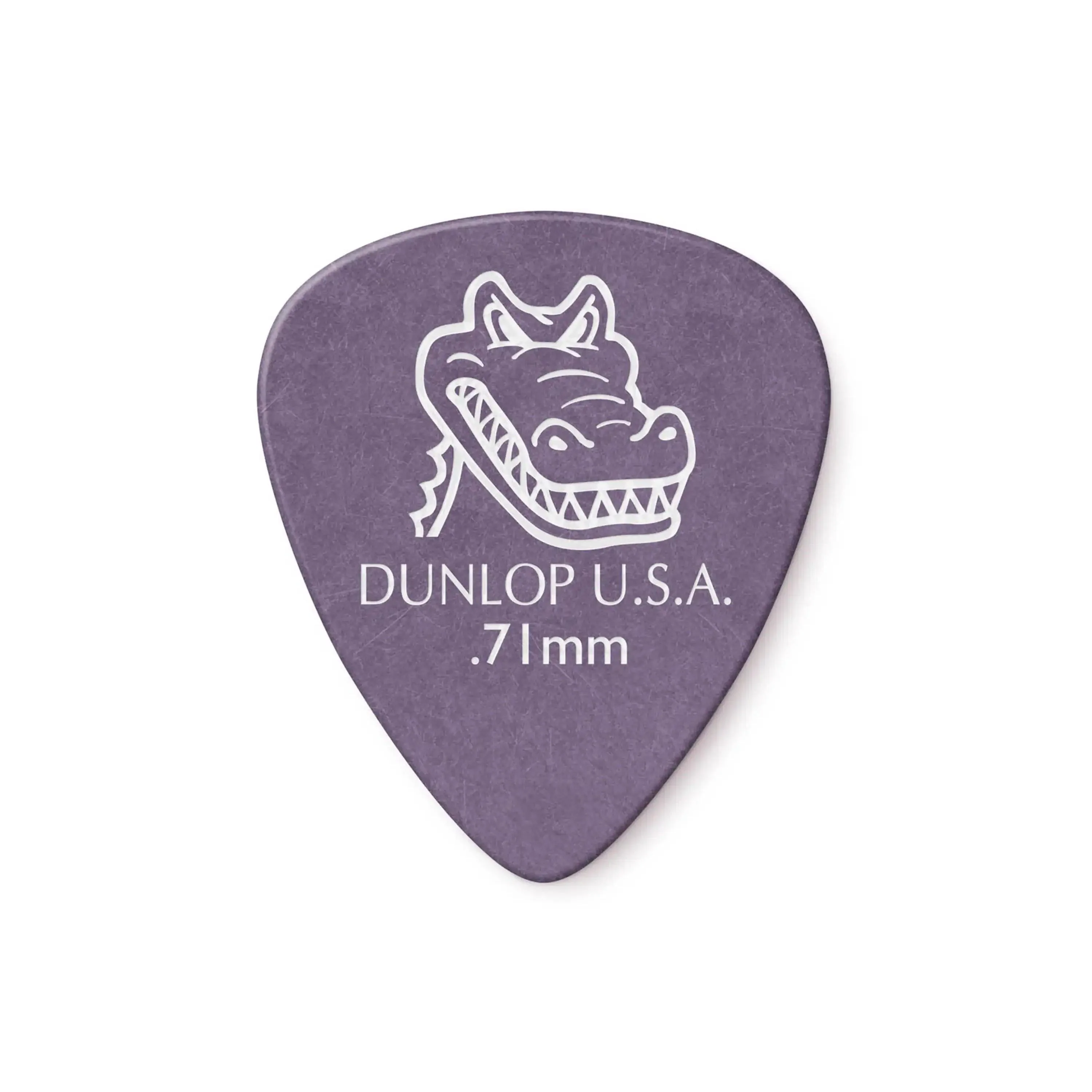 Dunlop Purple Gator Grip .71mm Guitar Picks - 12 Pack
