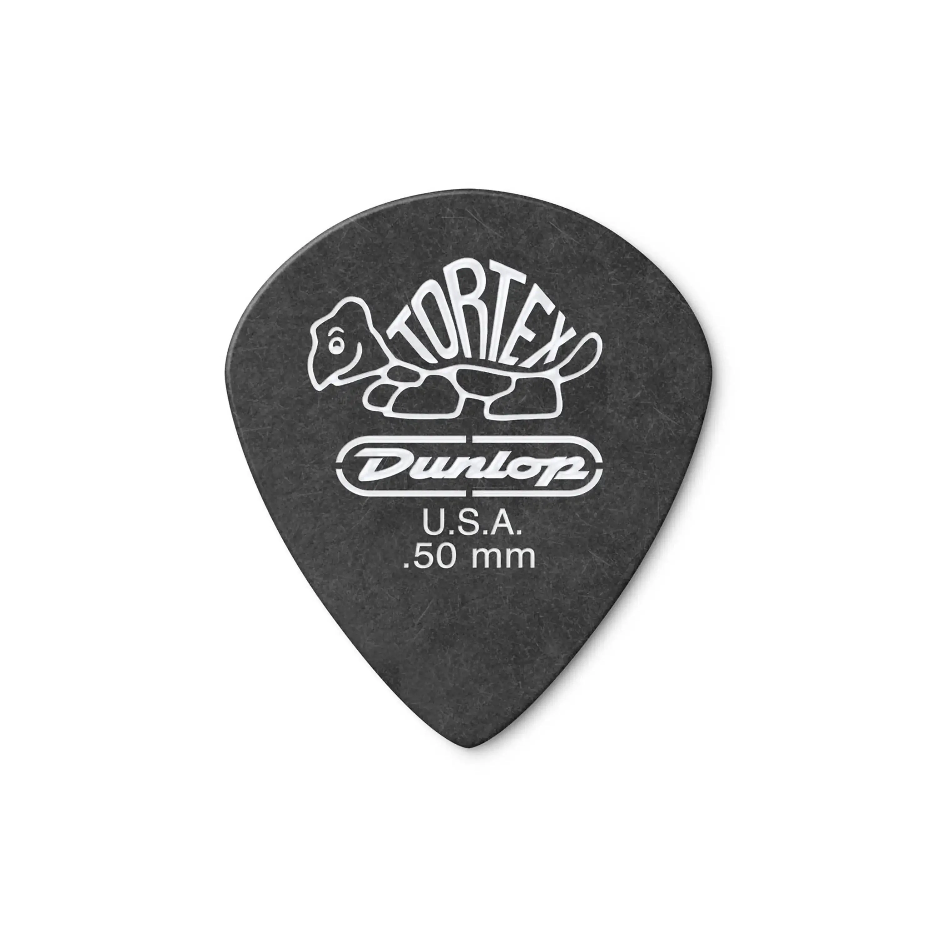 Dunlop Tortex® Pitch Black Jazz III .50mm Guitar & Ukulele Picks 12 Pack