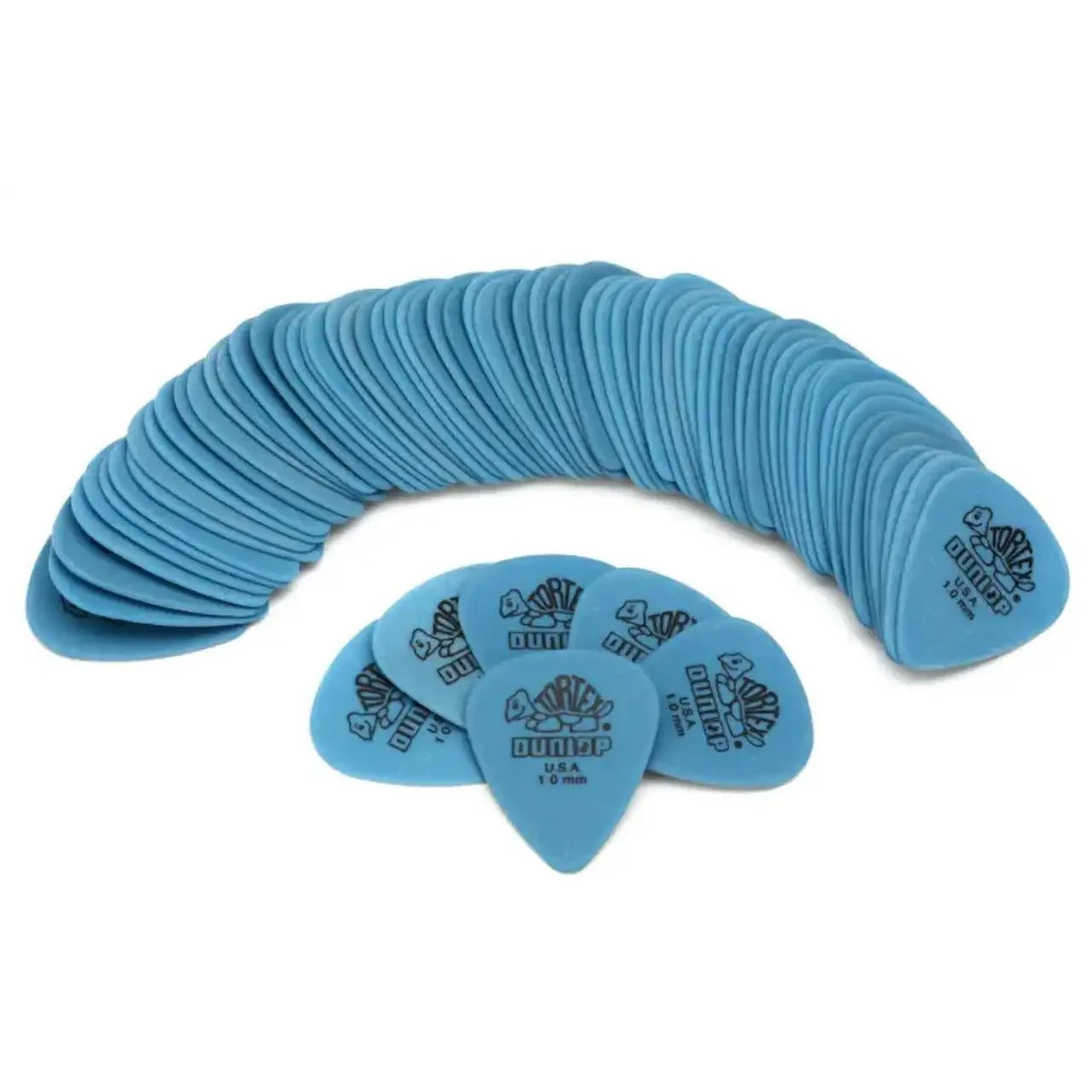 Dunlop Tortex Blue 1.0mm Guitar & Ukulele Picks - 72 Pack