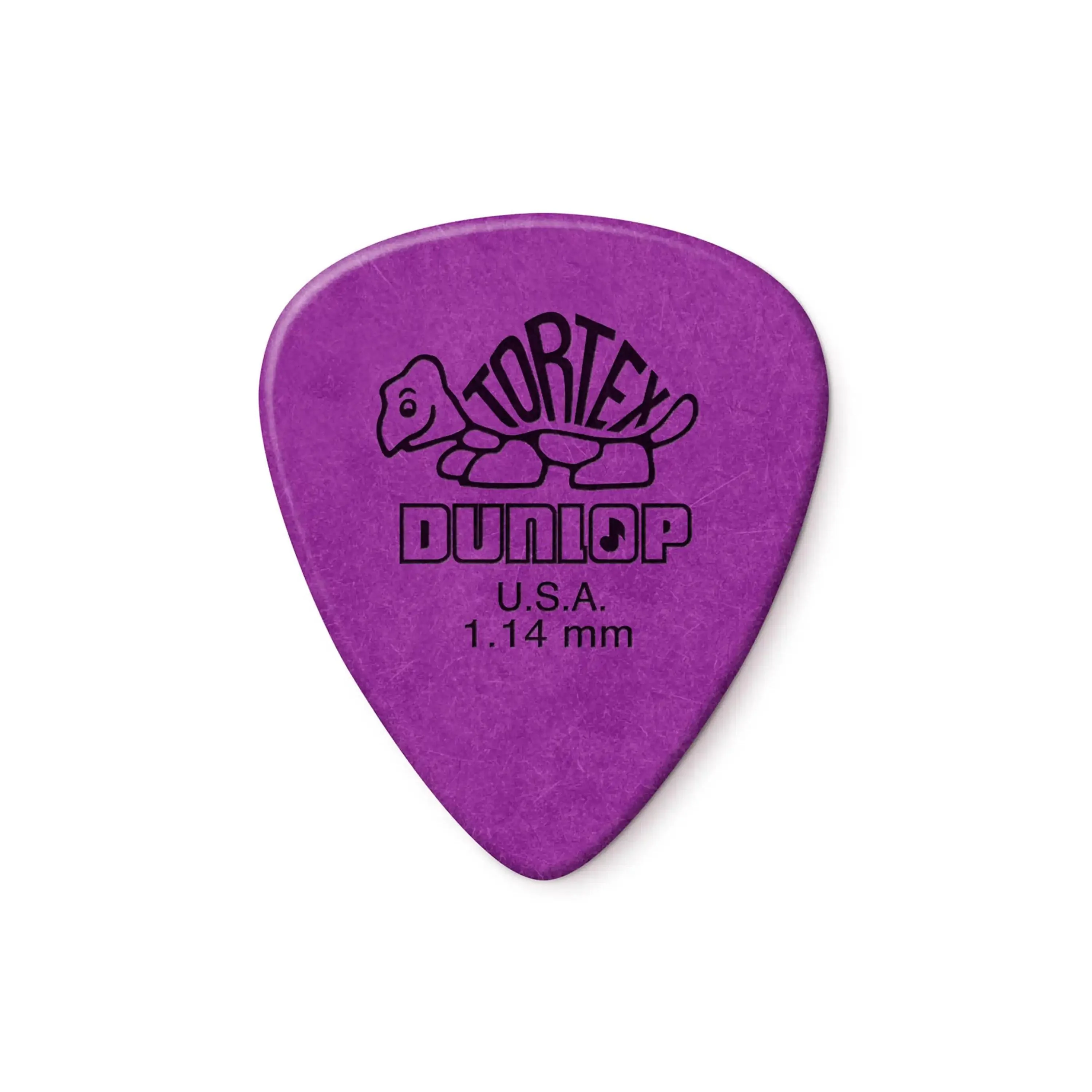 Dunlop Tortex Standard 1.14mm Purple Guitar & Ukulele Picks 12 Pack
