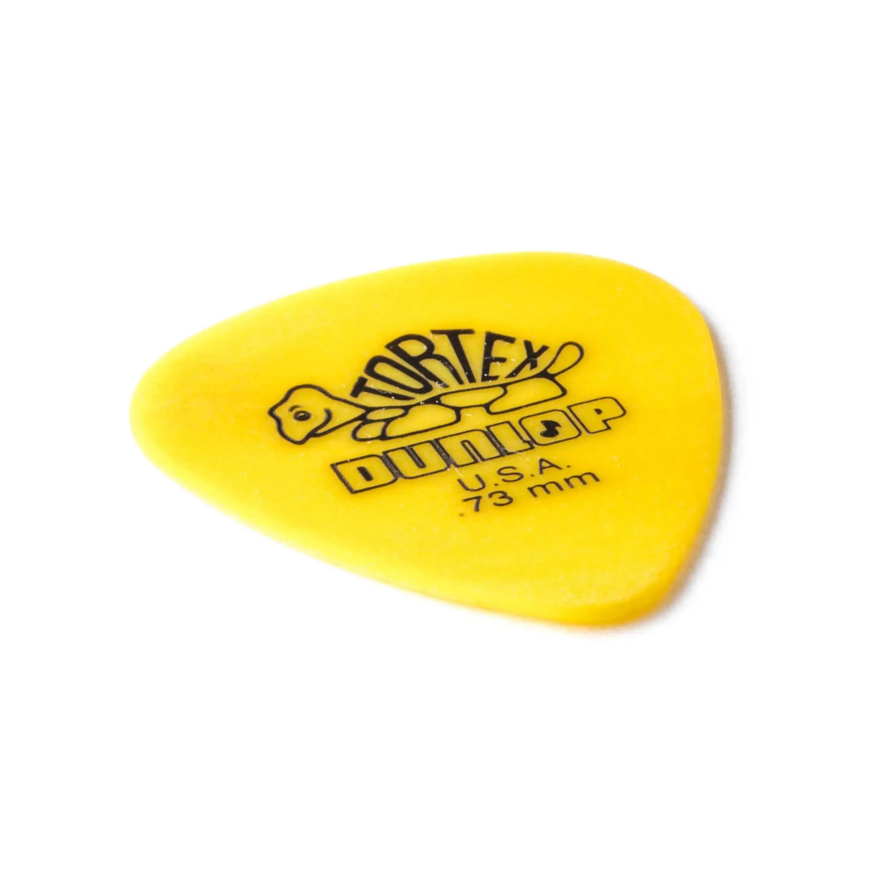 Dunlop Tortex® Standard .73mm Yellow Guitar & Ukulele Pick 12 Pack - Image 2