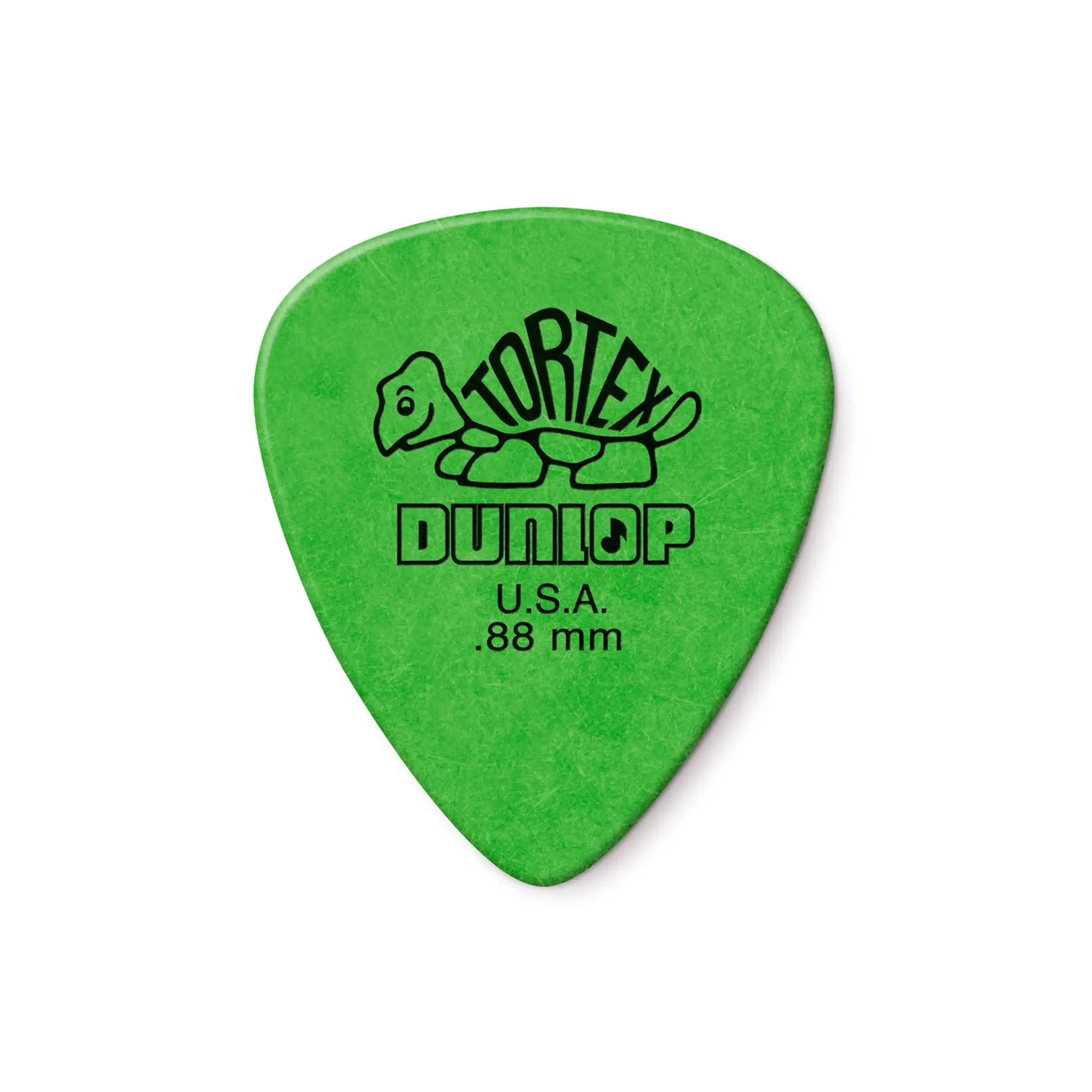 Dunlop Tortex® Standard .88mm Green Guitar & Ukulele Picks 12 Pack