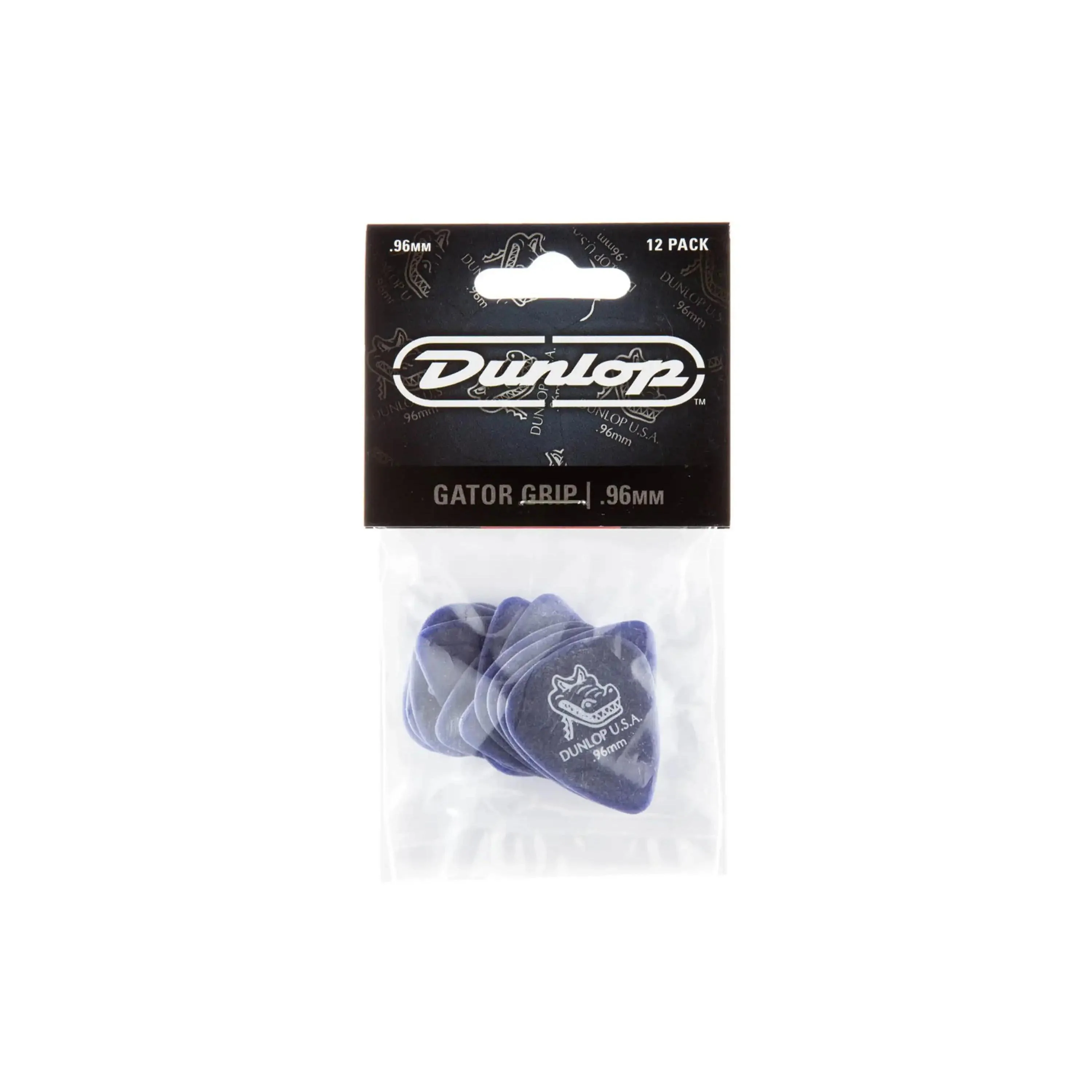 Dunlop Violet Gator Grip .96mm Guitar Picks - 12 Pack - Image 3