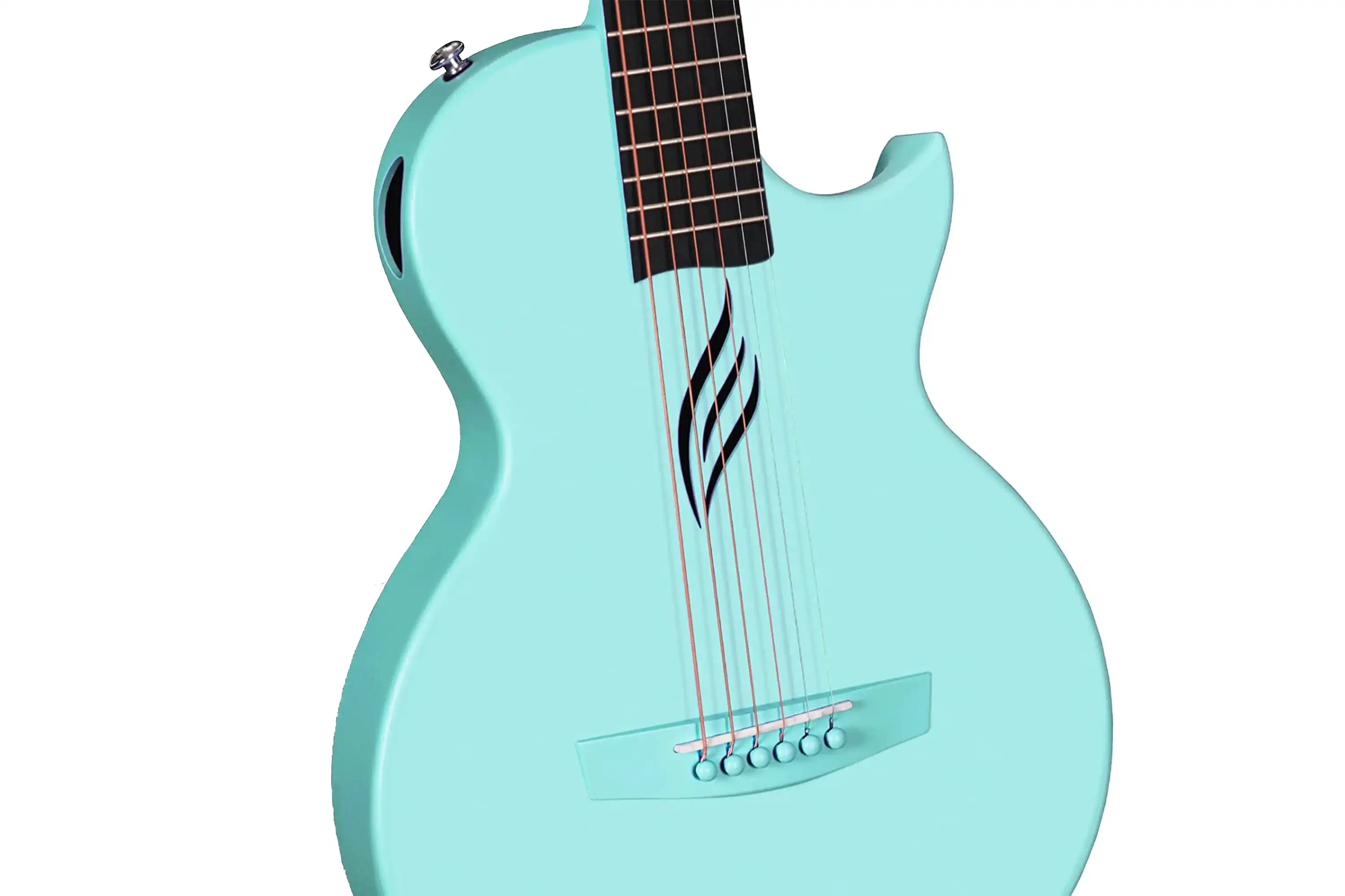 Enya Nova Go Carbon Fiber Acoustic Guitar - Blue - Image 4