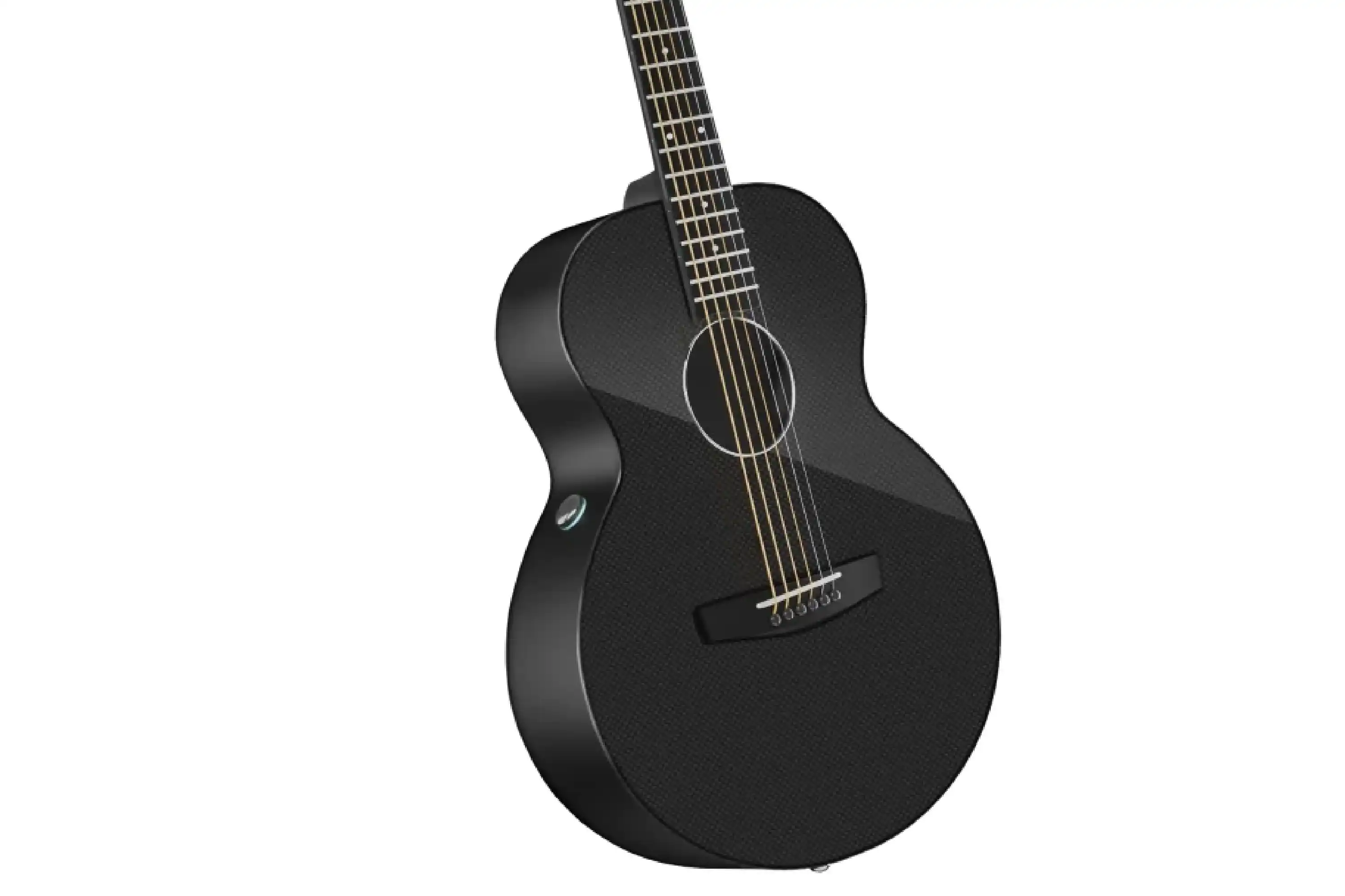 Enya X3 Pro Mini SP1 Carbon Fiber Guitar w/ EQ - Black - Image 3