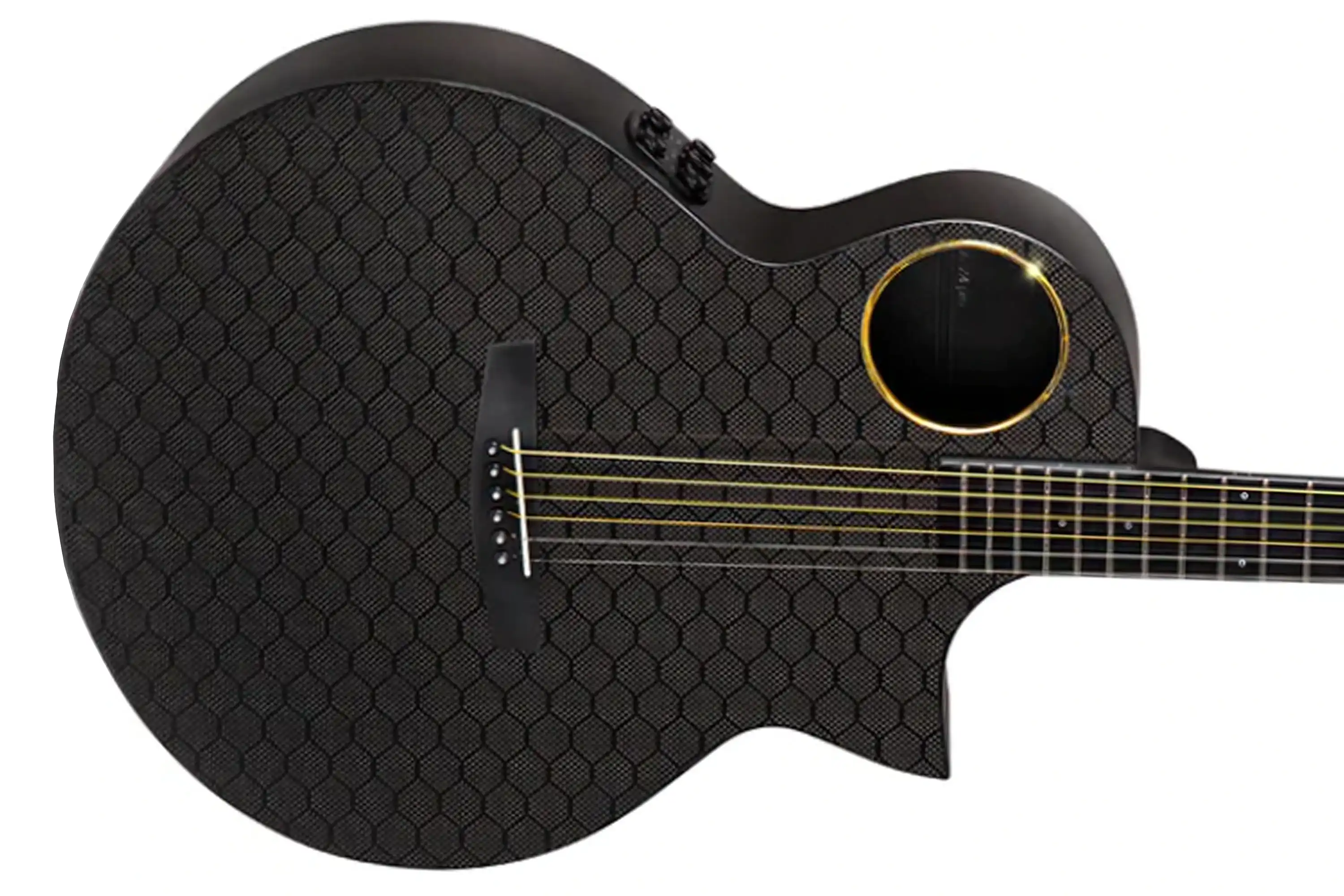 Enya X4 Pro Carbon Fiber Acoustic Electric Guitar - Black