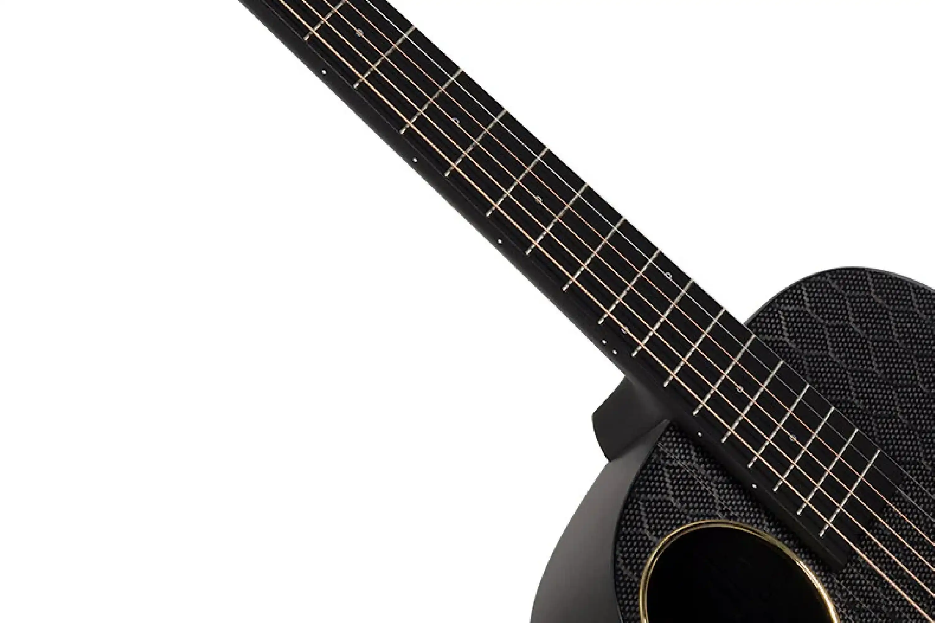 Enya X4 Pro Mini Carbon Fiber Acoustic Electric Guitar - Black - Image 6