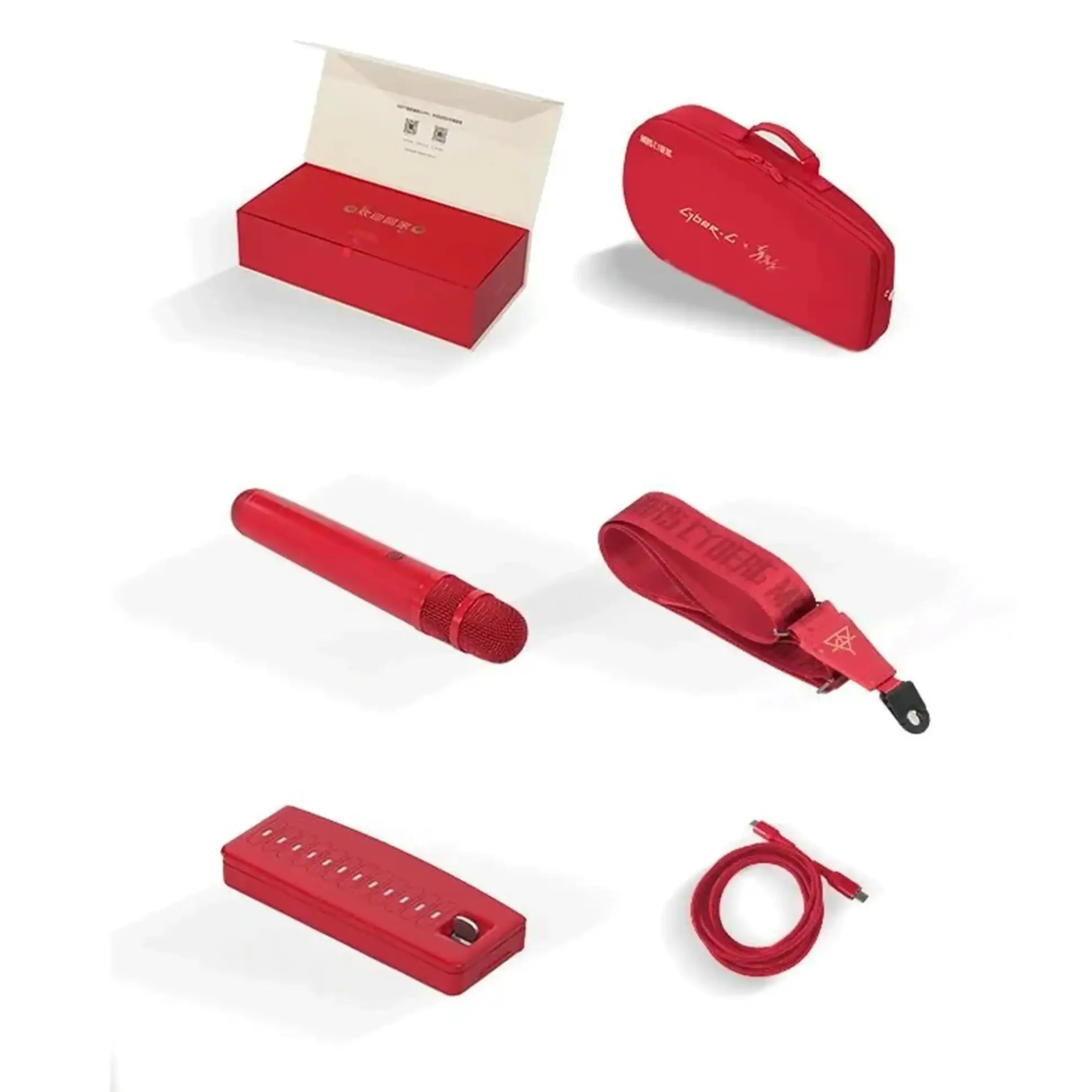 Enya Cyber G Keyboard Electric Guitar - Red - Image 3