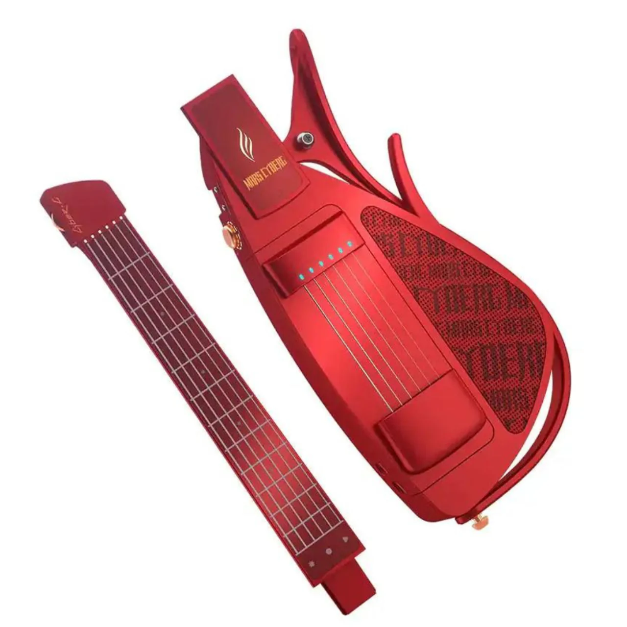 Enya Cyber-G Red String Model Electric Guitar - Image 3
