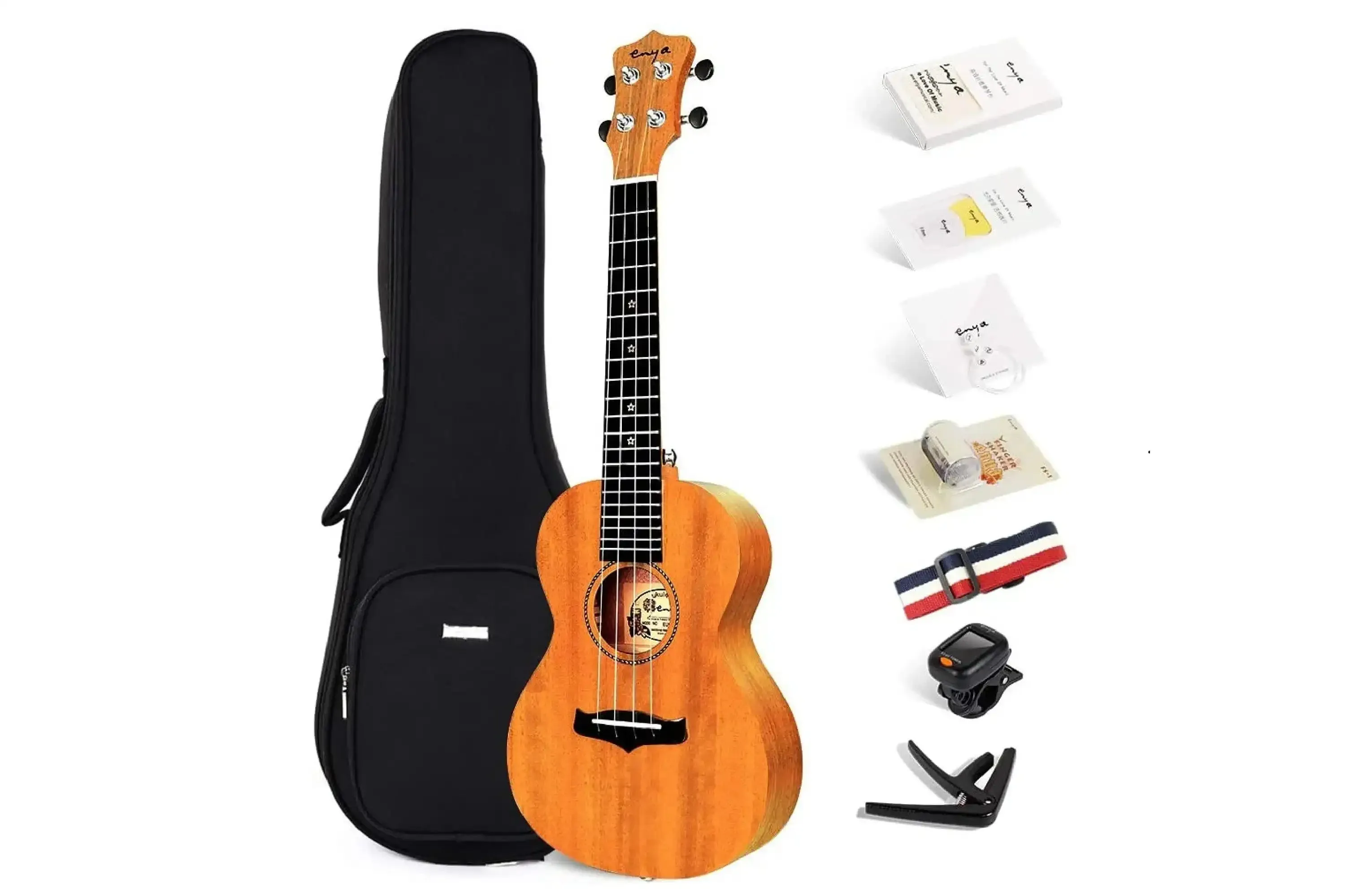 Enya EUC-25D Mahogany Concert Ukulele - Image 3