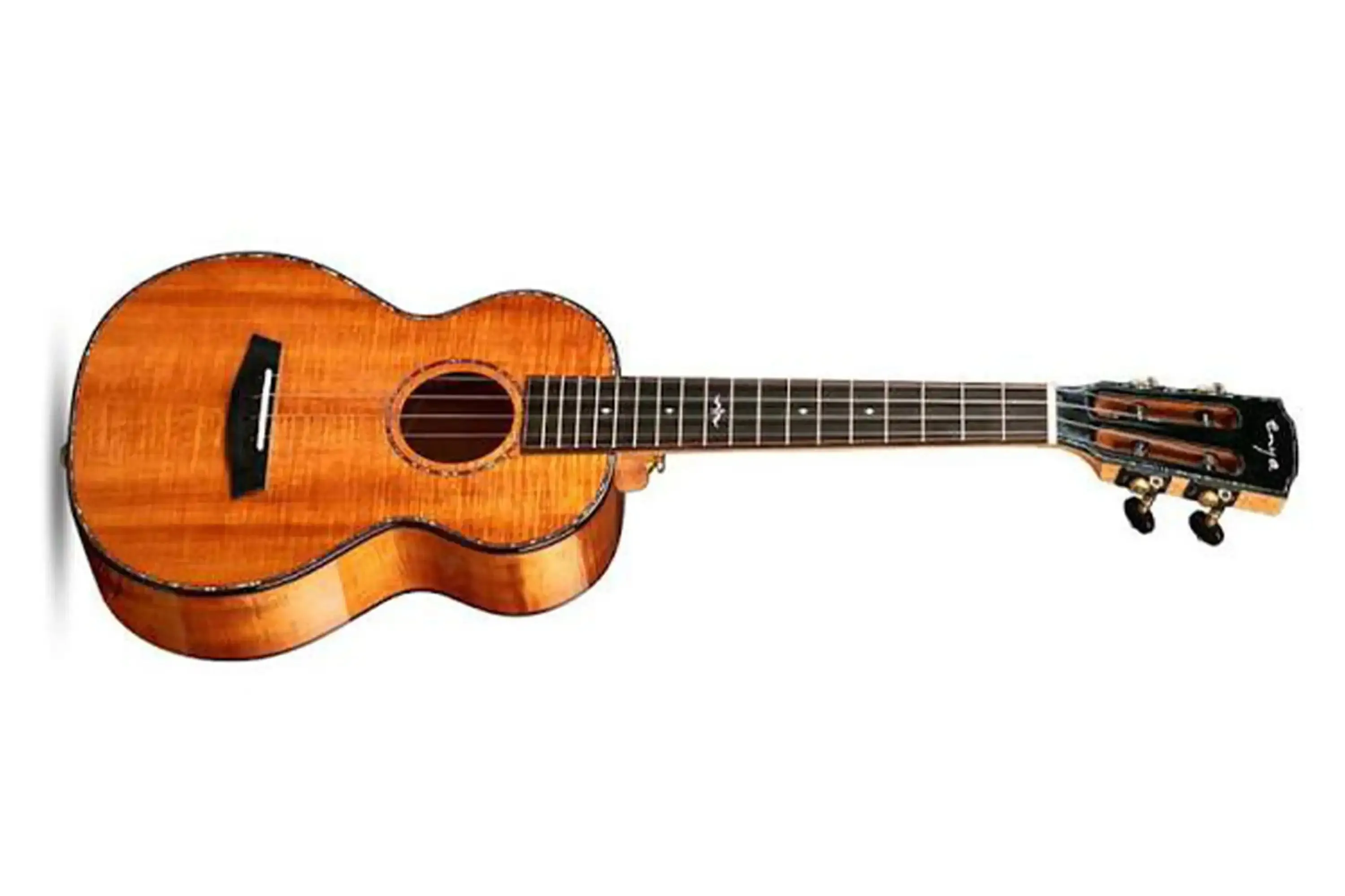 Enya EUC-A5 Solid Hawaiian Koa Concert Ukulele - Image 3