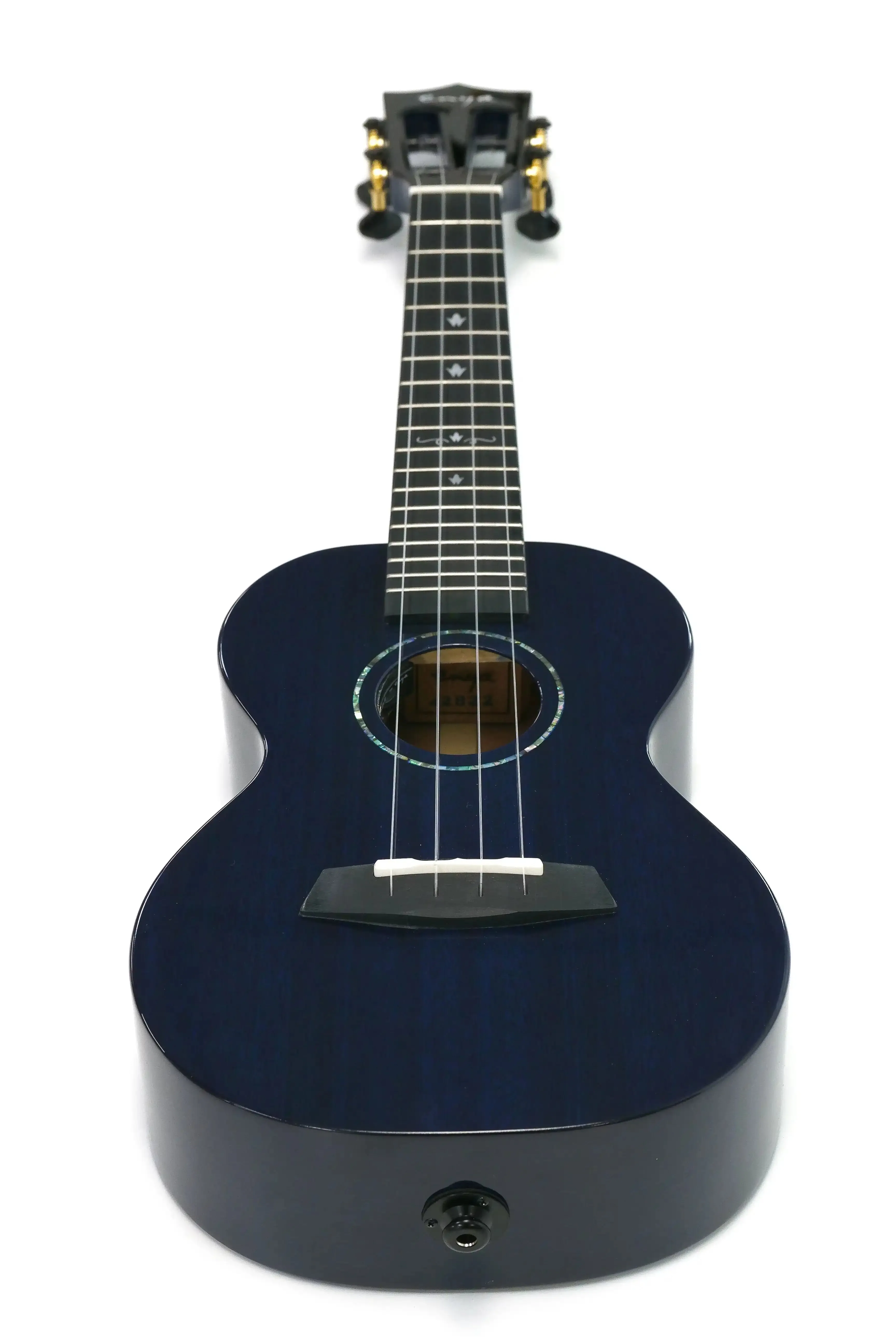 Enya EUC-MAD-BU-EQ Blue Concert Ukulele w/ Pickup - Image 3