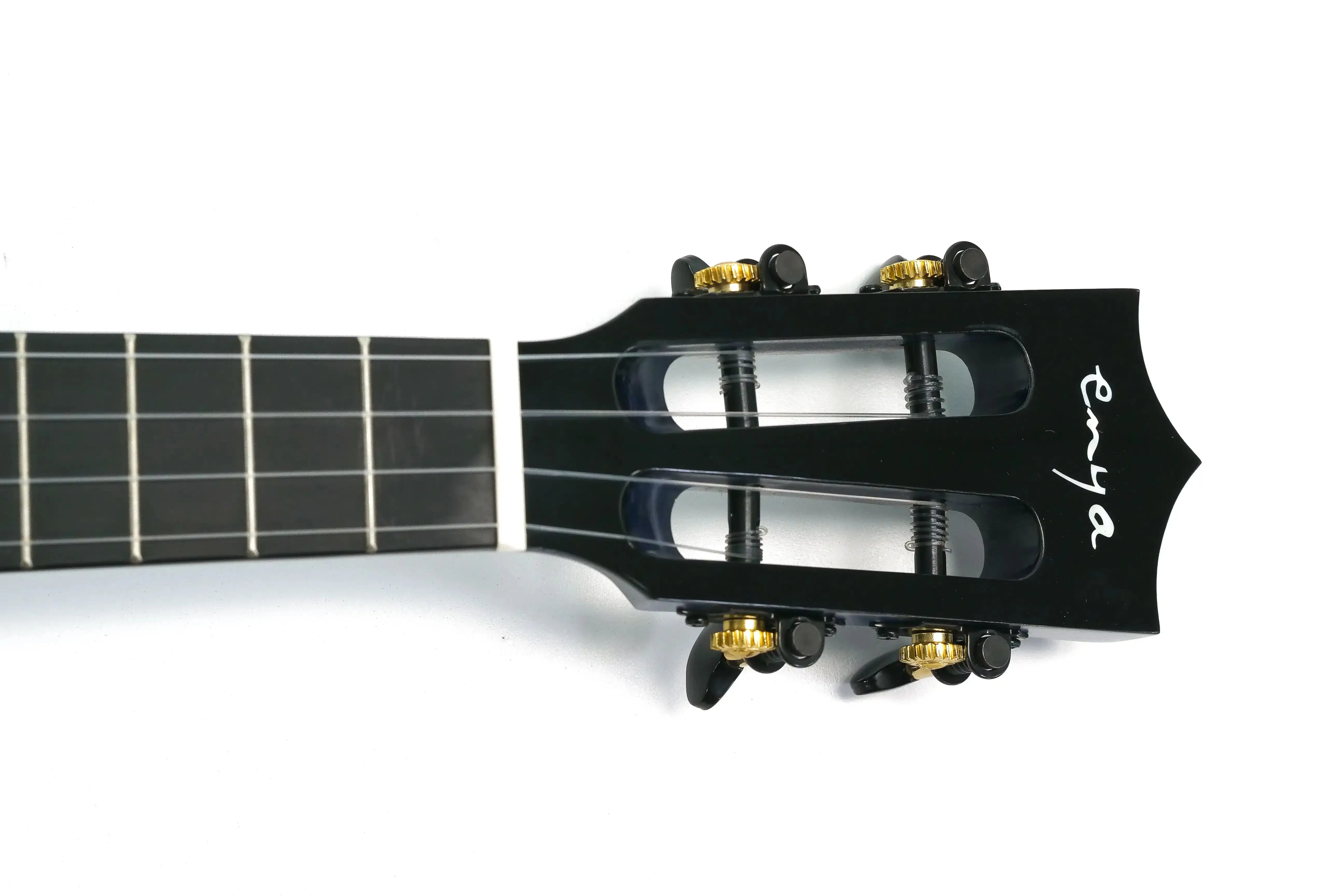 Enya EUC-MAD-BU Blue Solid Mahogany Concert Ukulele - Image 6