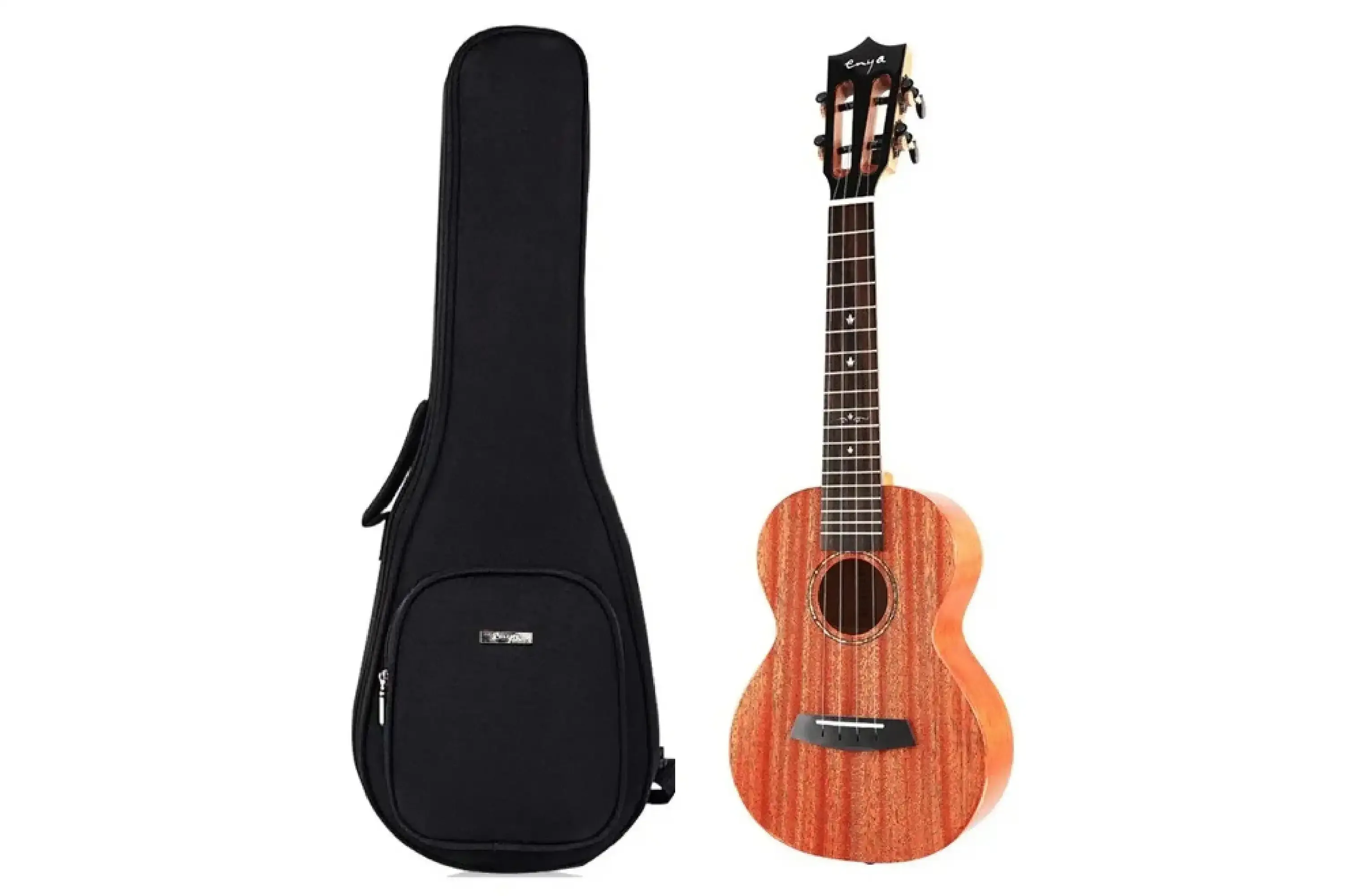 Enya EUC-MAD Solid Mahogany Concert Ukulele - Image 5