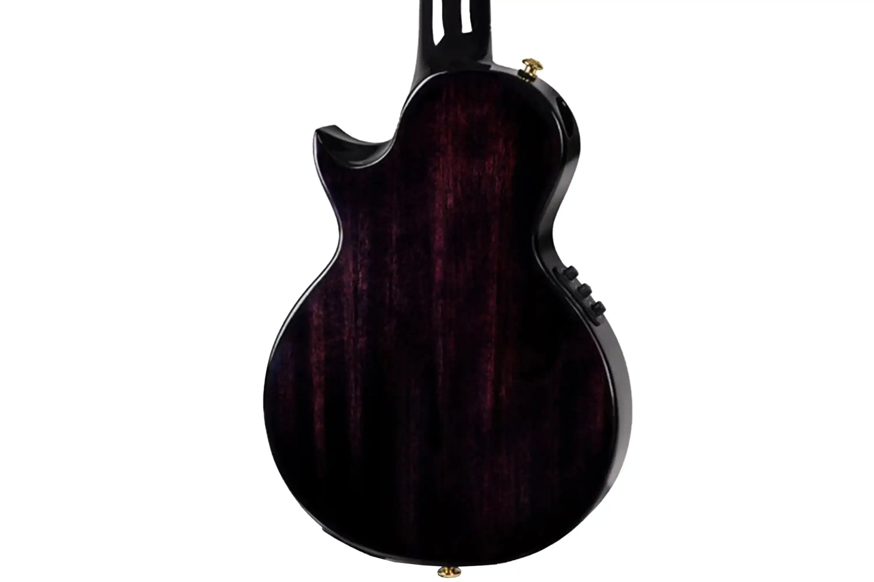 Enya EUT-FEATHER/BK Black Mahogany Feather Tenor Ukulele with Pickup - Image 2