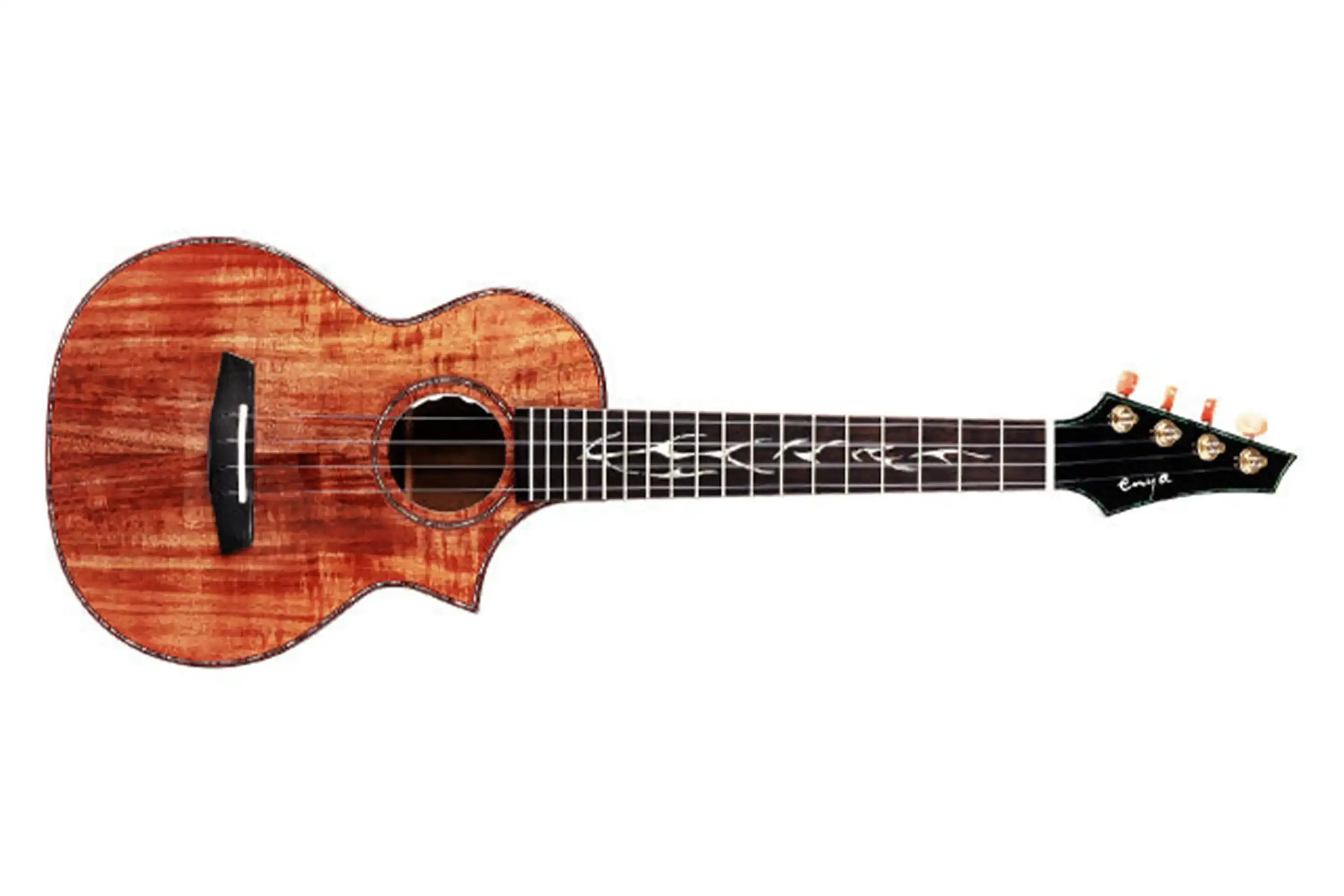 Enya EUT-K6/EQ Solid Acacia Tenor Ukulele - Image 3