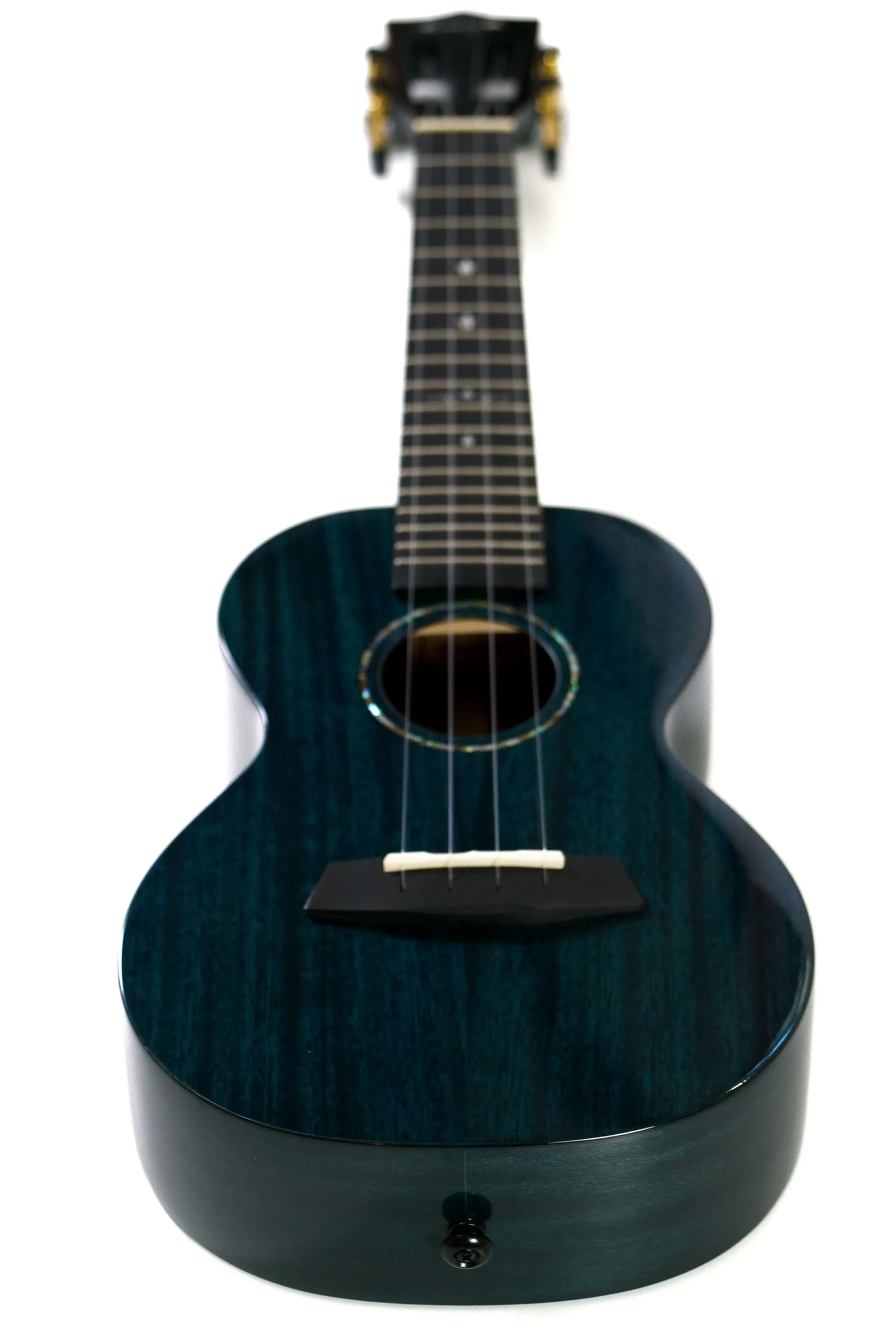 Enya EUT-MAD-BU Solid Mahogany Tenor Ukulele - Blue - Image 4