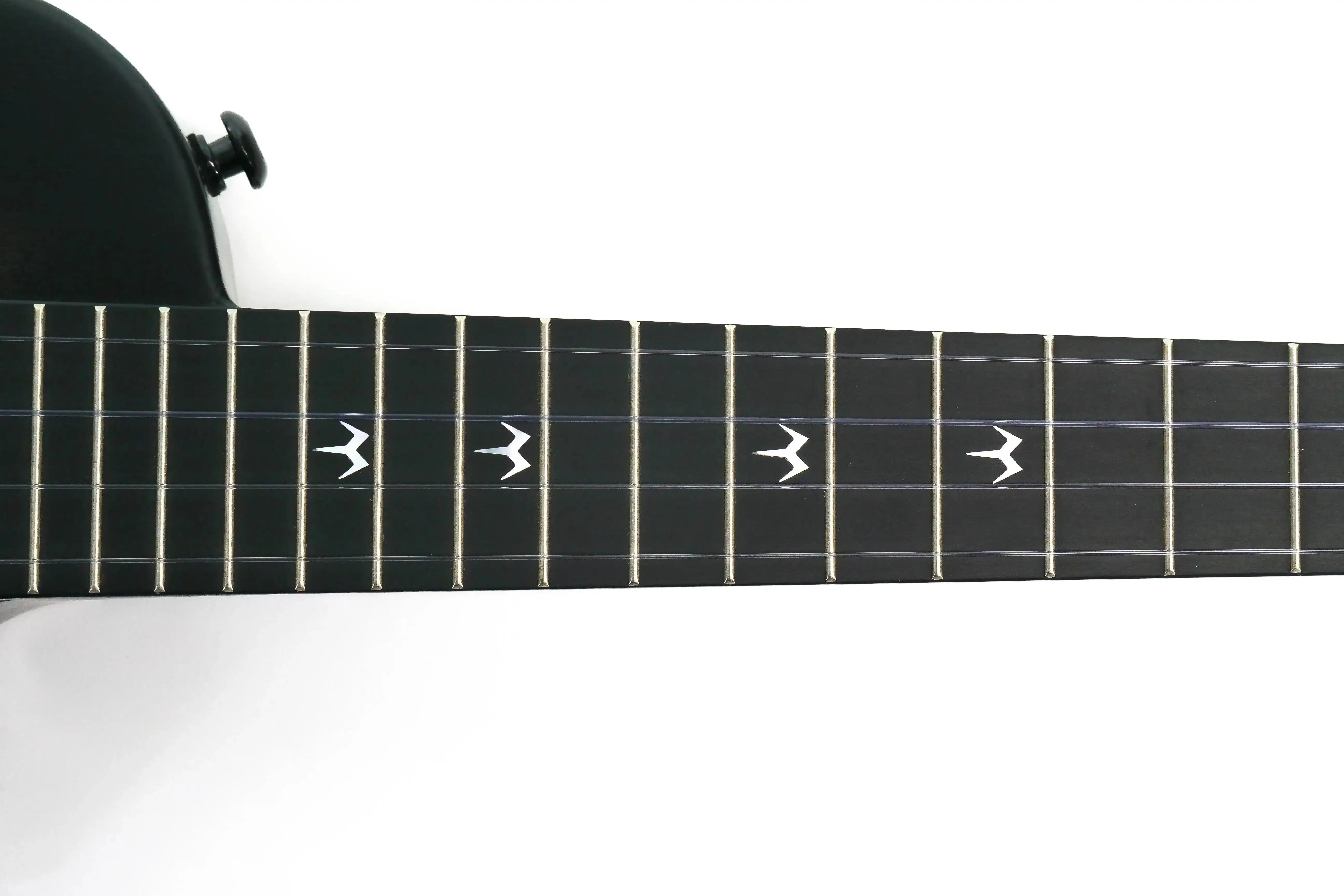 Enya EUT-MOON-BK Taimane Signature Acoustic Tenor Ukulele - Black - Image 6