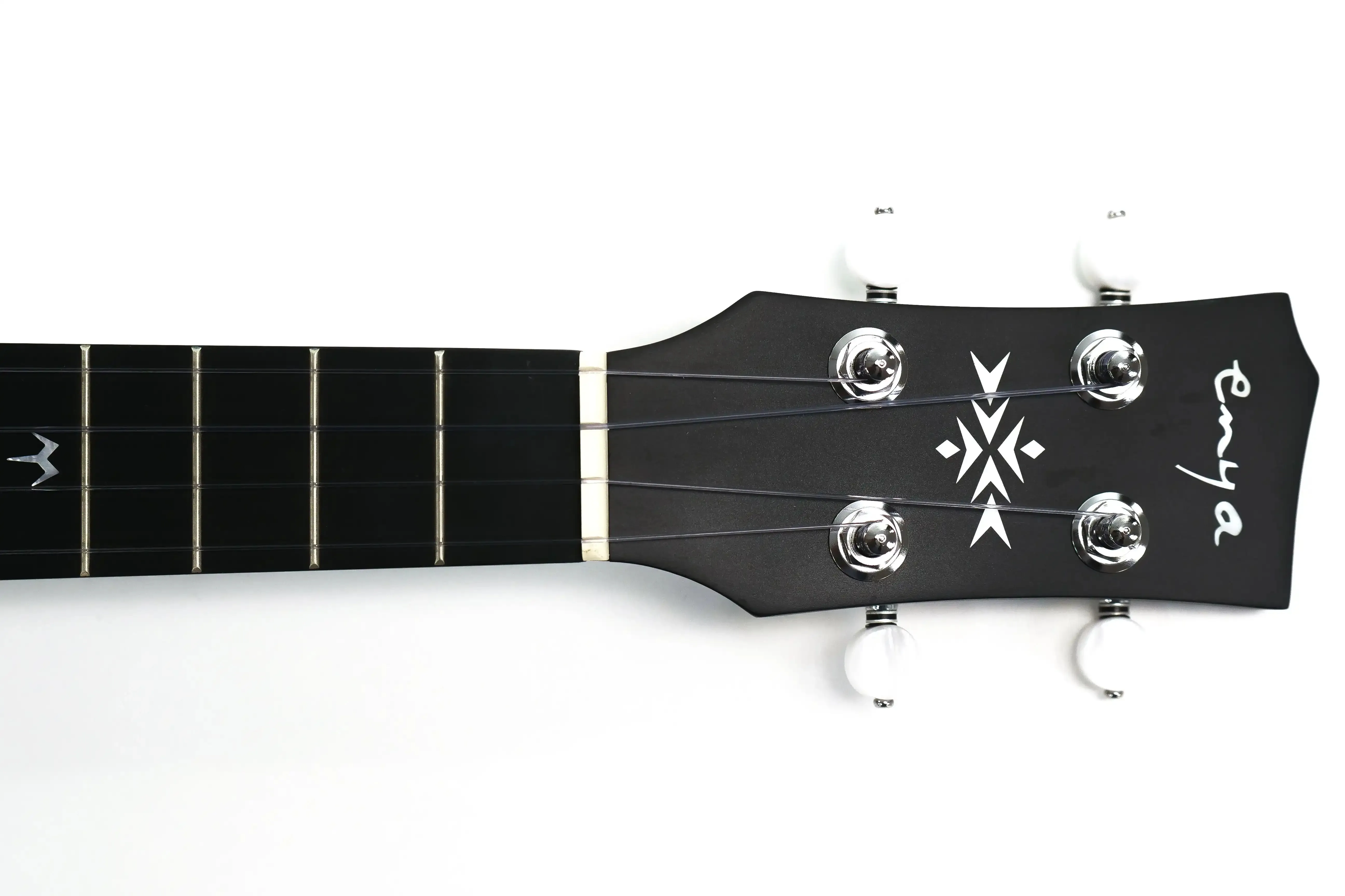 Enya EUT-MOON-BU-EQ Taimane Signature AcousticPlus Tenor Ukulele - Blue - Image 9