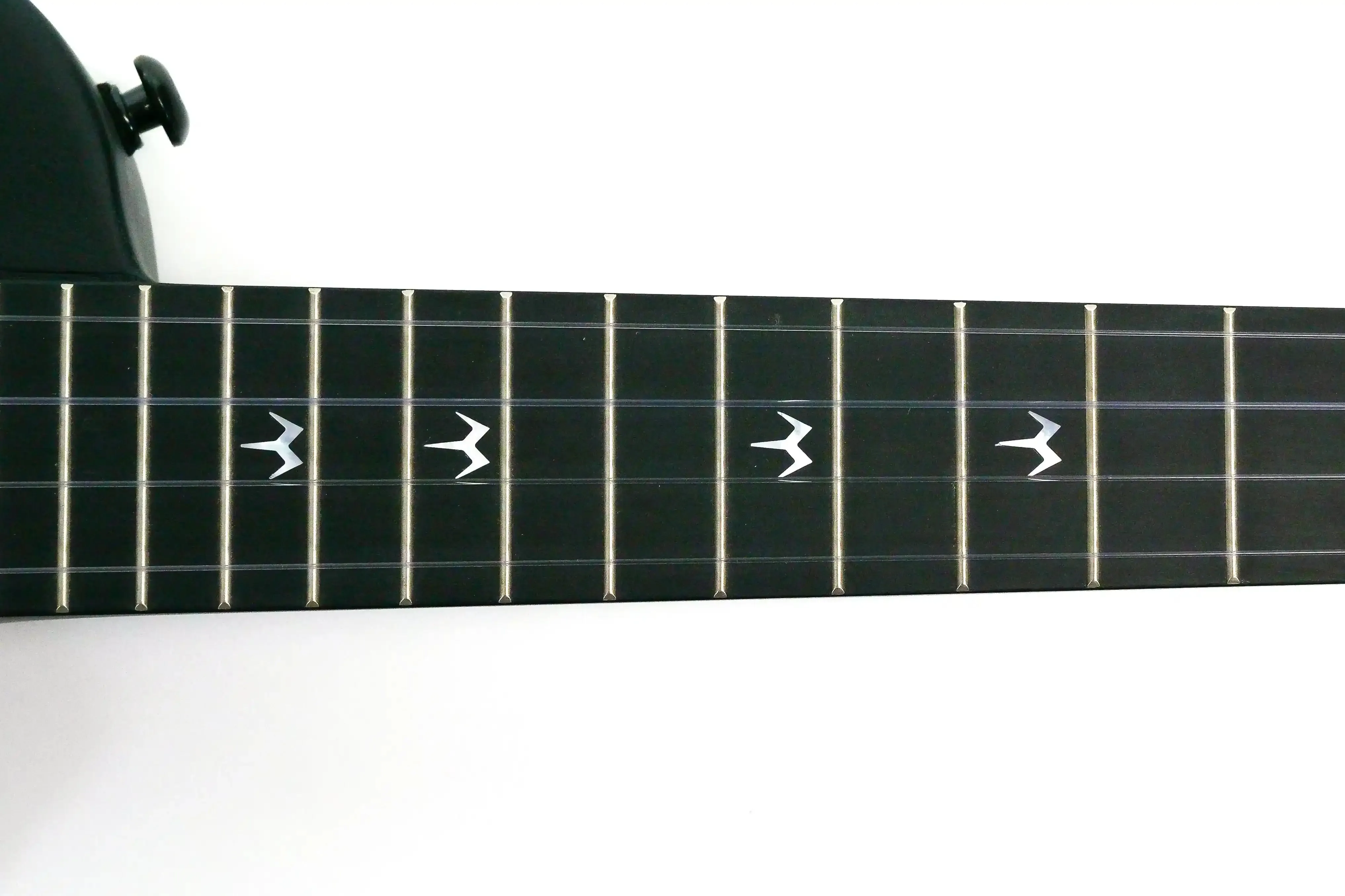 Enya EUT-MOON-BU Taimane Signature Solid Mahogany Acoustic Tenor Ukulele - Blue - Image 6