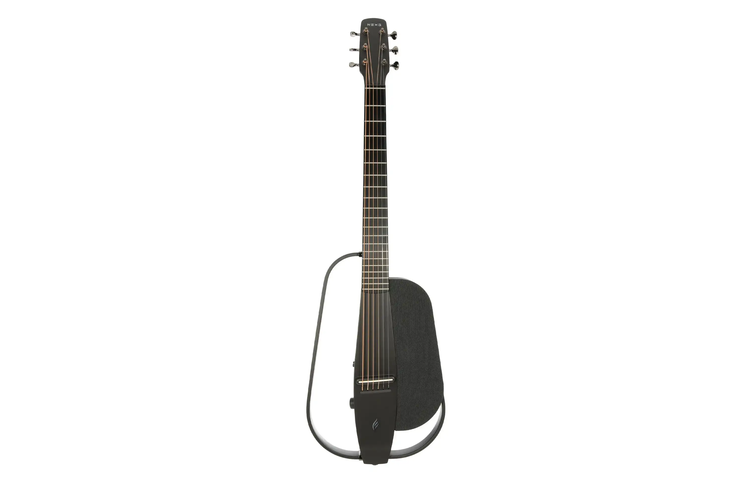 Enya NEX-G Carbon Fiber Black Smart Audio Guitar - Open Box - Image 3
